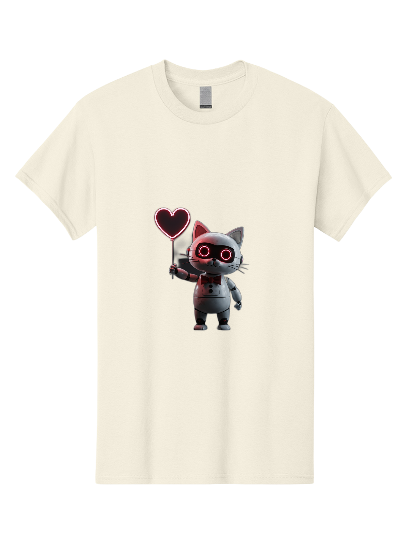Cat-Robot-Heart Men'S Graphic Tee, 100% Cotton, Comfortable Casual Summer Wear, Machine Washable, Vintage Camera, Old Camera, Antique Camera, Black Camera, Classic Photography, Photography Equipment, Nostalgic Device, Film Camera, Camera Art Bah706 9