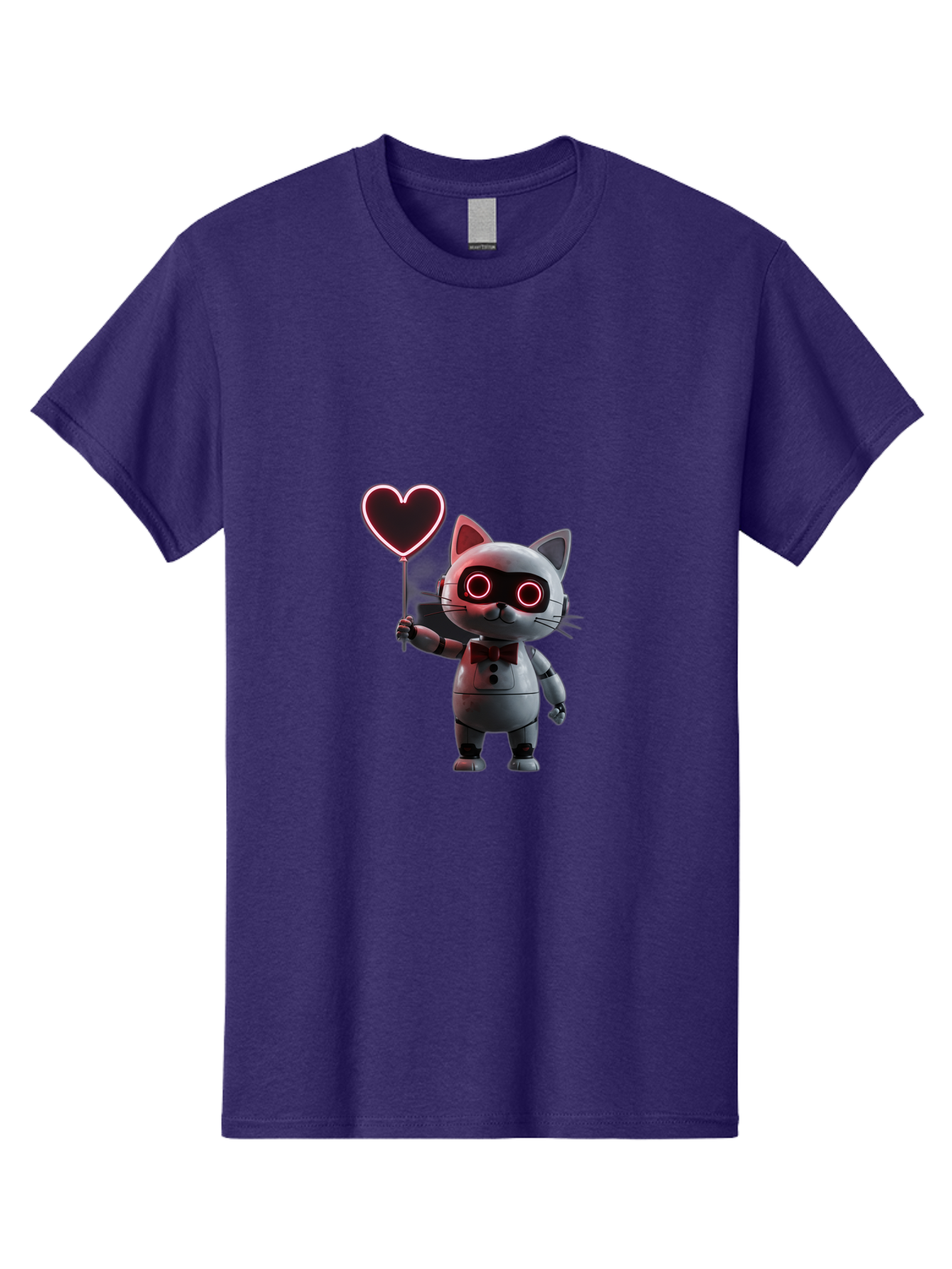 Cat-Robot-Heart Men'S Graphic Tee, 100% Cotton, Comfortable Casual Summer Wear, Machine Washable, Vintage Camera, Old Camera, Antique Camera, Black Camera, Classic Photography, Photography Equipment, Nostalgic Device, Film Camera, Camera Art Bah706 13