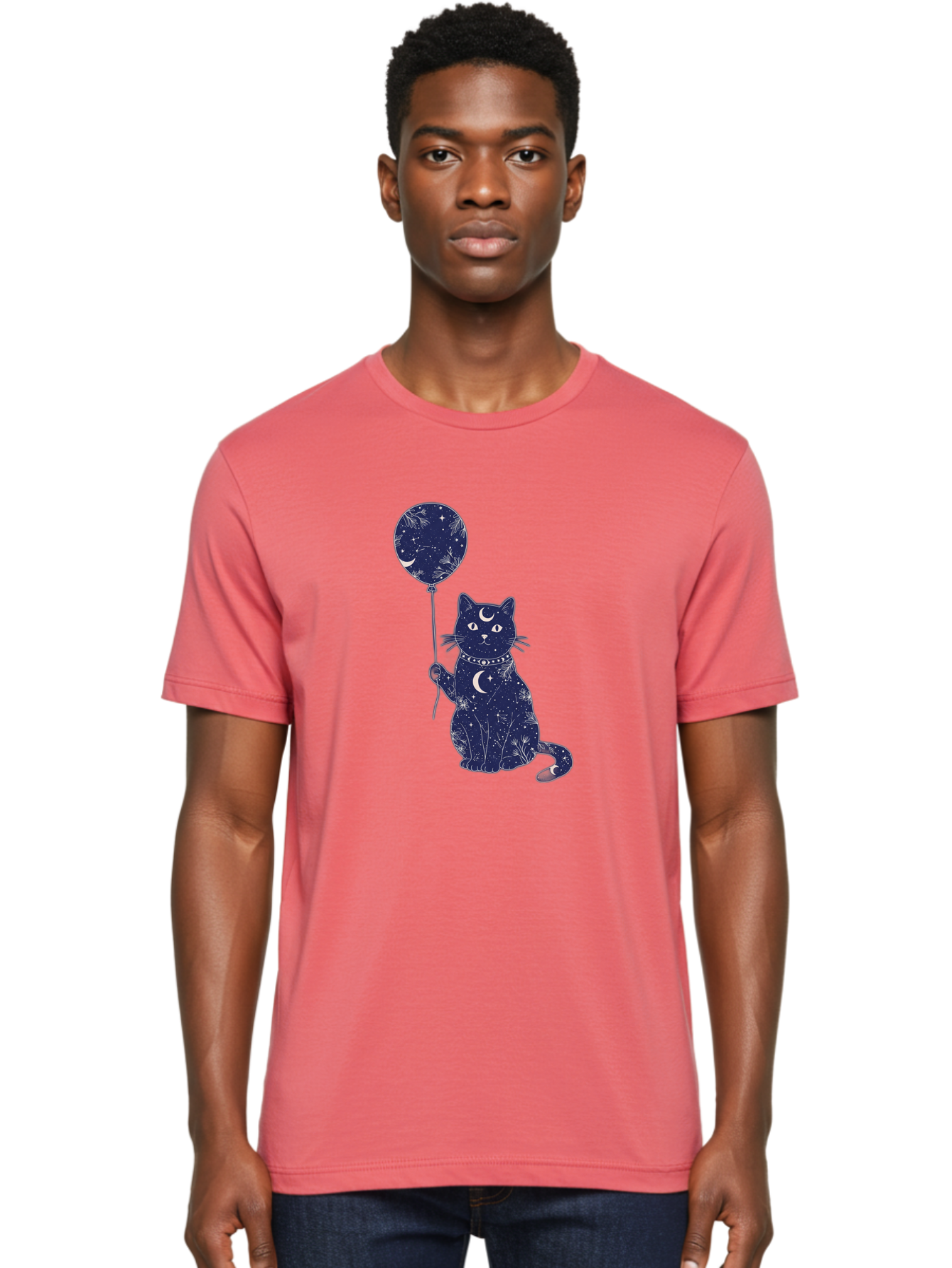 Cat-With-Galaxy-Balloon Men'S Graphic Tee, 100% Cotton, Comfortable Casual Summer Wear, Machine Washable, Vintage Camera, Old Camera, Antique Camera, Black Camera, Classic Photography, Photography Equipment, Nostalgic Device, Film Camera, Bah707 21