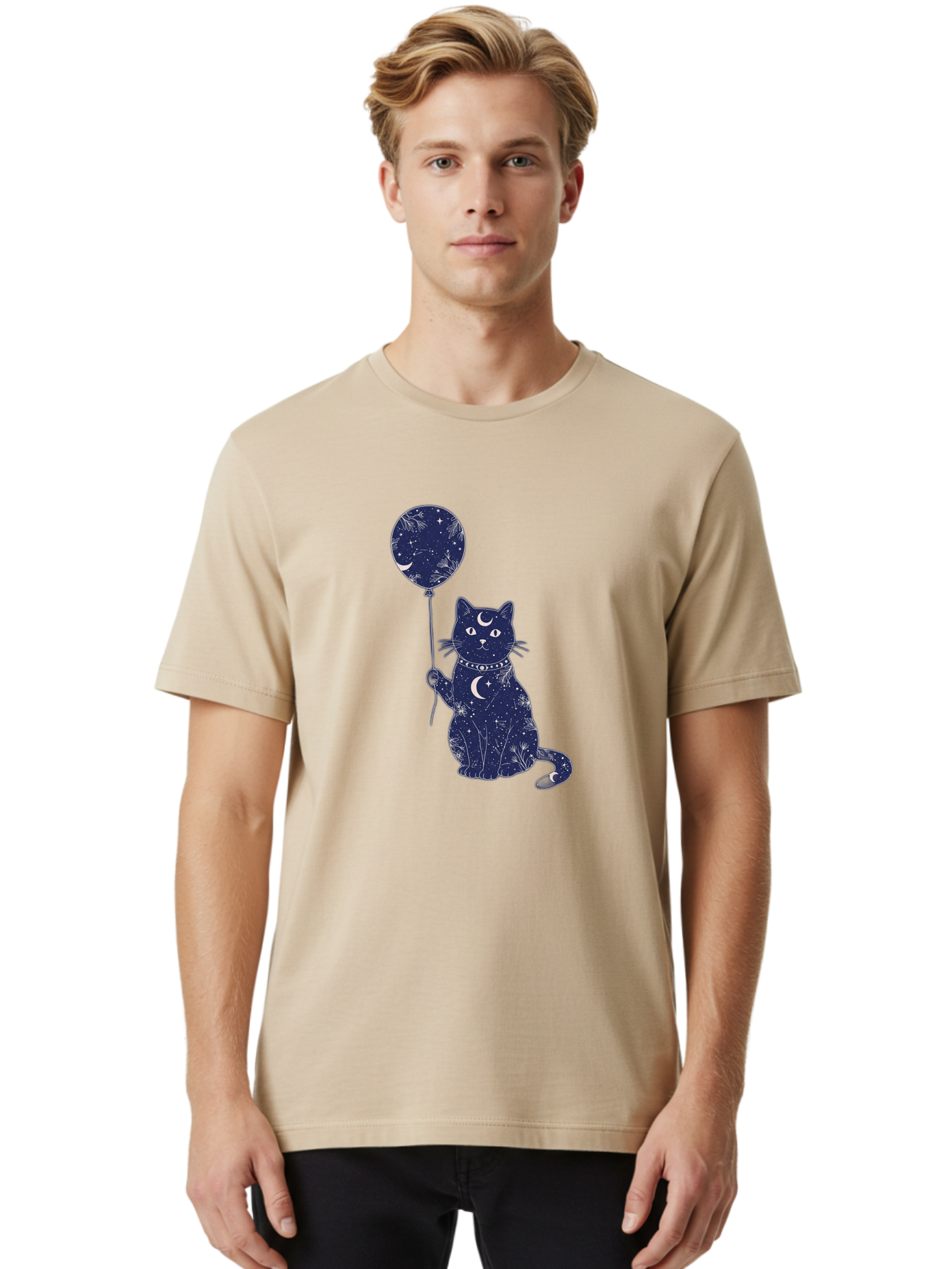Cat-With-Galaxy-Balloon Men'S Graphic Tee, 100% Cotton, Comfortable Casual Summer Wear, Machine Washable, Vintage Camera, Old Camera, Antique Camera, Black Camera, Classic Photography, Photography Equipment, Nostalgic Device, Film Camera, Bah707 18