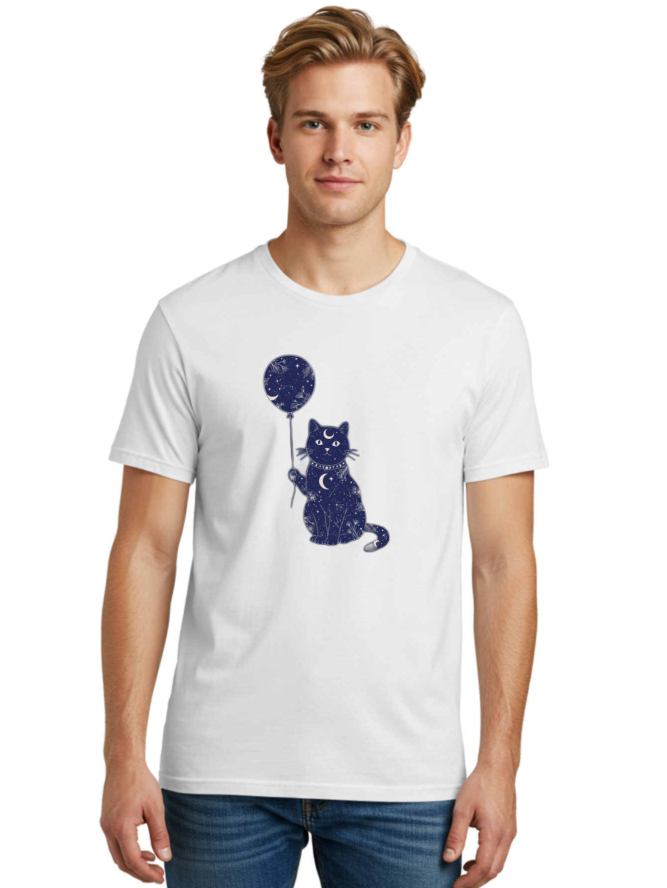 Cat-With-Galaxy-Balloon Men'S Graphic Tee, 100% Cotton, Comfortable Casual Summer Wear, Machine Washable, Vintage Camera, Old Camera, Antique Camera, Black Camera, Classic Photography, Photography Equipment, Nostalgic Device, Film Camera, Bah707 28