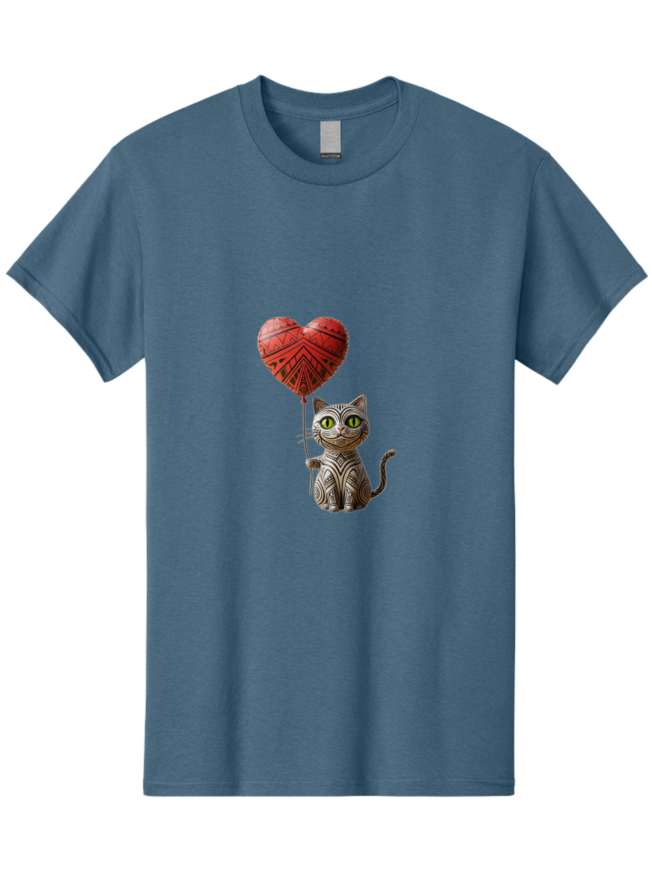 Cat-With-Heart-Balloon-1 Men'S Graphic Tee, 100% Cotton, Comfortable Casual Summer Wear, Machine Washable, Vintage Camera, Old Camera, Antique Camera, Black Camera, Classic Photography, Photography Equipment, Nostalgic Device, Film Camera, Bah708 15