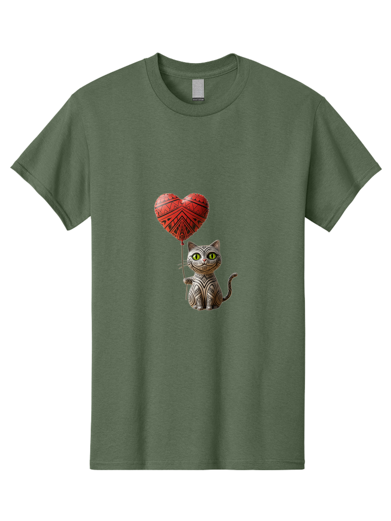 Cat-With-Heart-Balloon-1 Men'S Graphic Tee, 100% Cotton, Comfortable Casual Summer Wear, Machine Washable, Vintage Camera, Old Camera, Antique Camera, Black Camera, Classic Photography, Photography Equipment, Nostalgic Device, Film Camera, Bah708 13