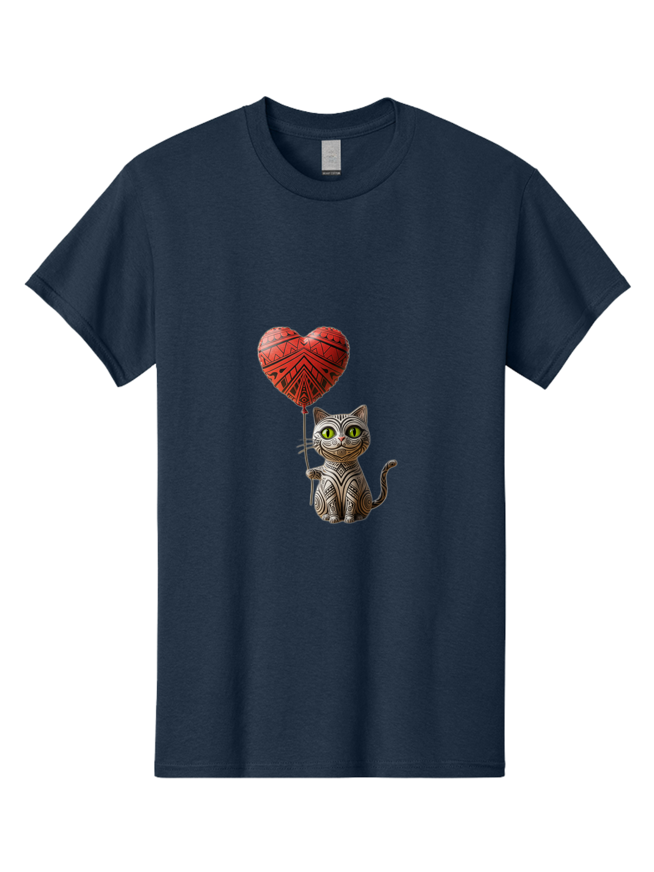 Cat-With-Heart-Balloon-1 Men'S Graphic Tee, 100% Cotton, Comfortable Casual Summer Wear, Machine Washable, Vintage Camera, Old Camera, Antique Camera, Black Camera, Classic Photography, Photography Equipment, Nostalgic Device, Film Camera, Bah708 7