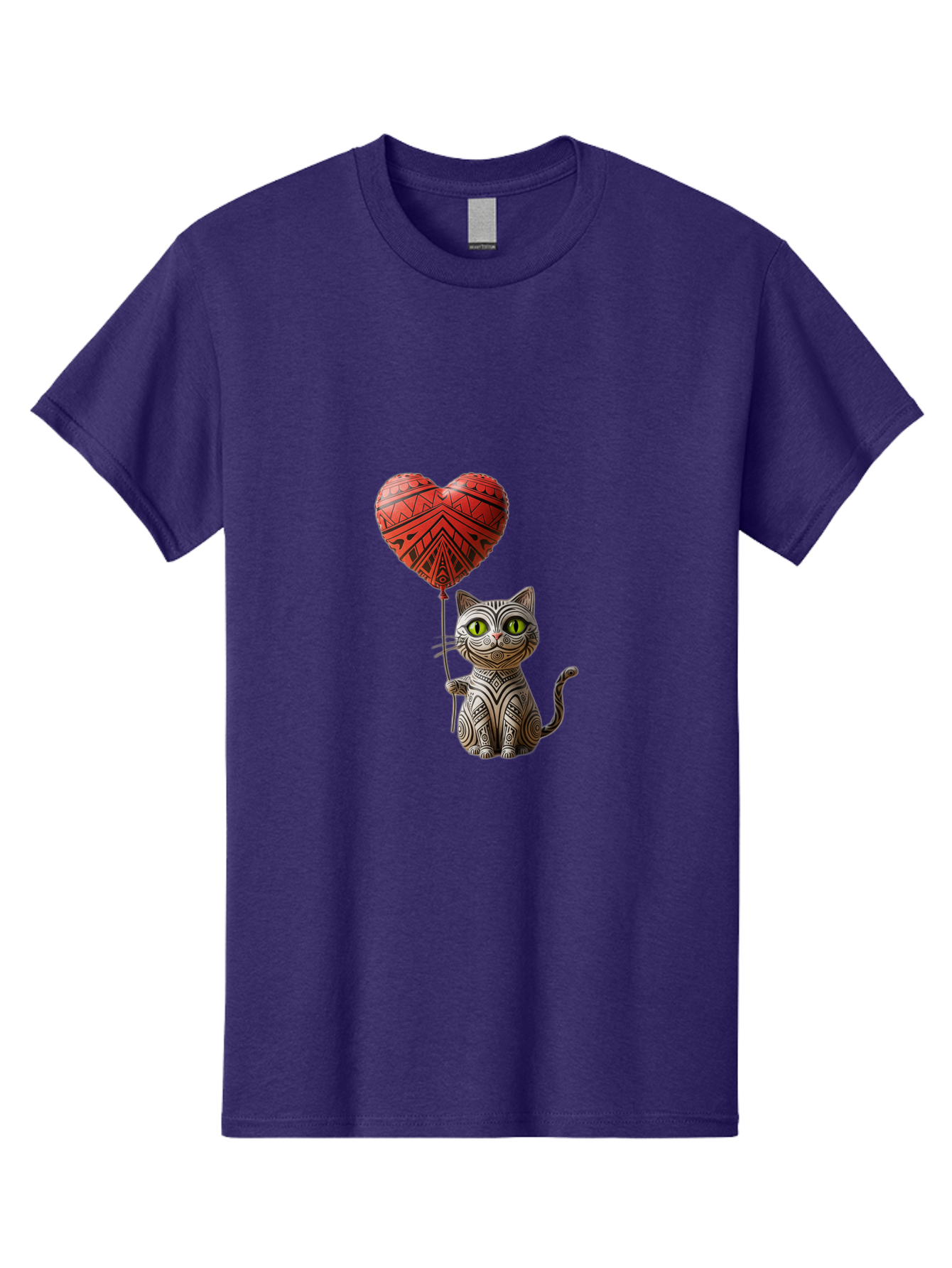 Cat-With-Heart-Balloon-1 Men'S Graphic Tee, 100% Cotton, Comfortable Casual Summer Wear, Machine Washable, Vintage Camera, Old Camera, Antique Camera, Black Camera, Classic Photography, Photography Equipment, Nostalgic Device, Film Camera, Bah708 5