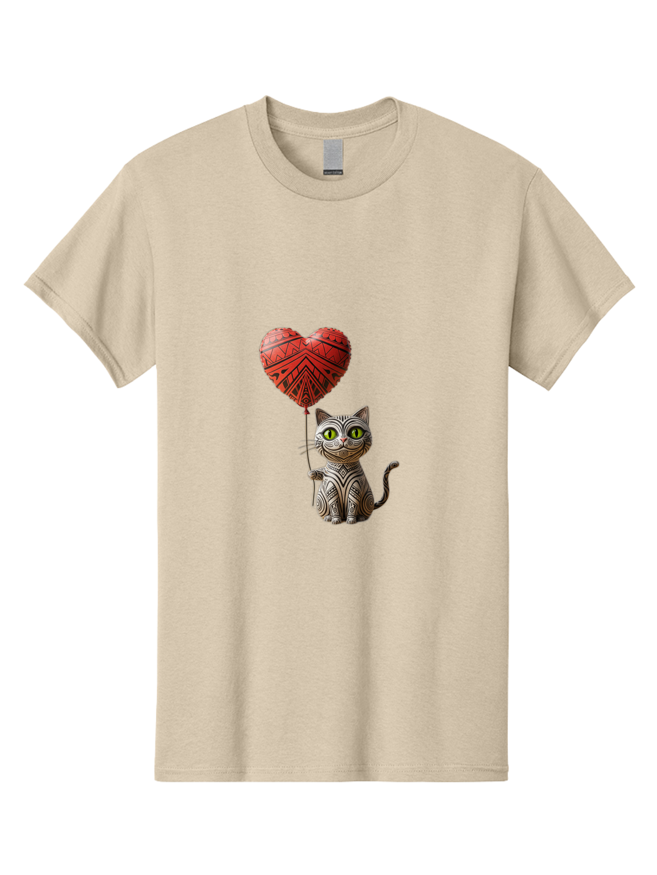 Cat-With-Heart-Balloon-1 Men'S Graphic Tee, 100% Cotton, Comfortable Casual Summer Wear, Machine Washable, Vintage Camera, Old Camera, Antique Camera, Black Camera, Classic Photography, Photography Equipment, Nostalgic Device, Film Camera, Bah708 8