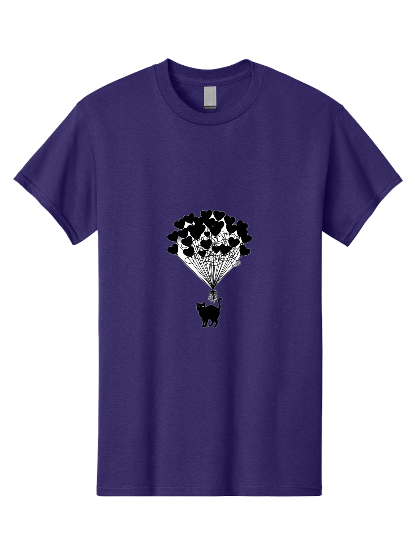 Cat-With-Heart-Balloon-2 Men'S Graphic Tee, 100% Cotton, Comfortable Casual Summer Wear, Machine Washable, Vintage Camera, Old Camera, Antique Camera, Black Camera, Classic Photography, Photography Equipment, Nostalgic Device, Film Camera, Bah709 11