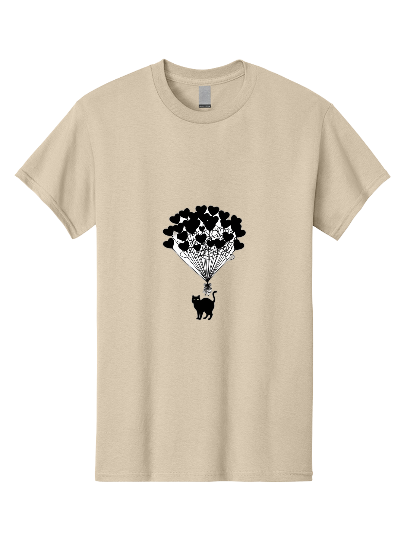 Cat-With-Heart-Balloon-2 Men'S Graphic Tee, 100% Cotton, Comfortable Casual Summer Wear, Machine Washable, Vintage Camera, Old Camera, Antique Camera, Black Camera, Classic Photography, Photography Equipment, Nostalgic Device, Film Camera, Bah709 15