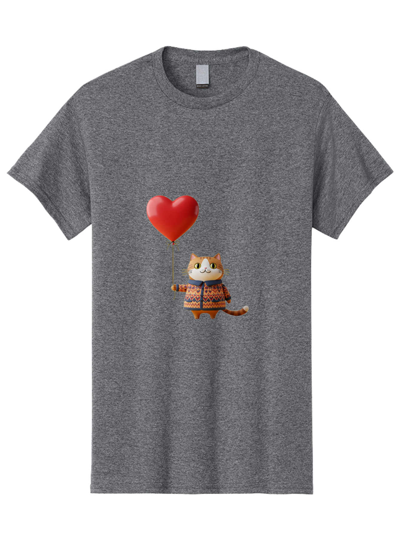 Cat-With-Heart-Balloon-3 Men'S Graphic Tee, 100% Cotton, Comfortable Casual Summer Wear, Machine Washable, Vintage Camera, Old Camera, Antique Camera, Black Camera, Classic Photography, Photography Equipment, Nostalgic Device, Film Camera, Bah710 10