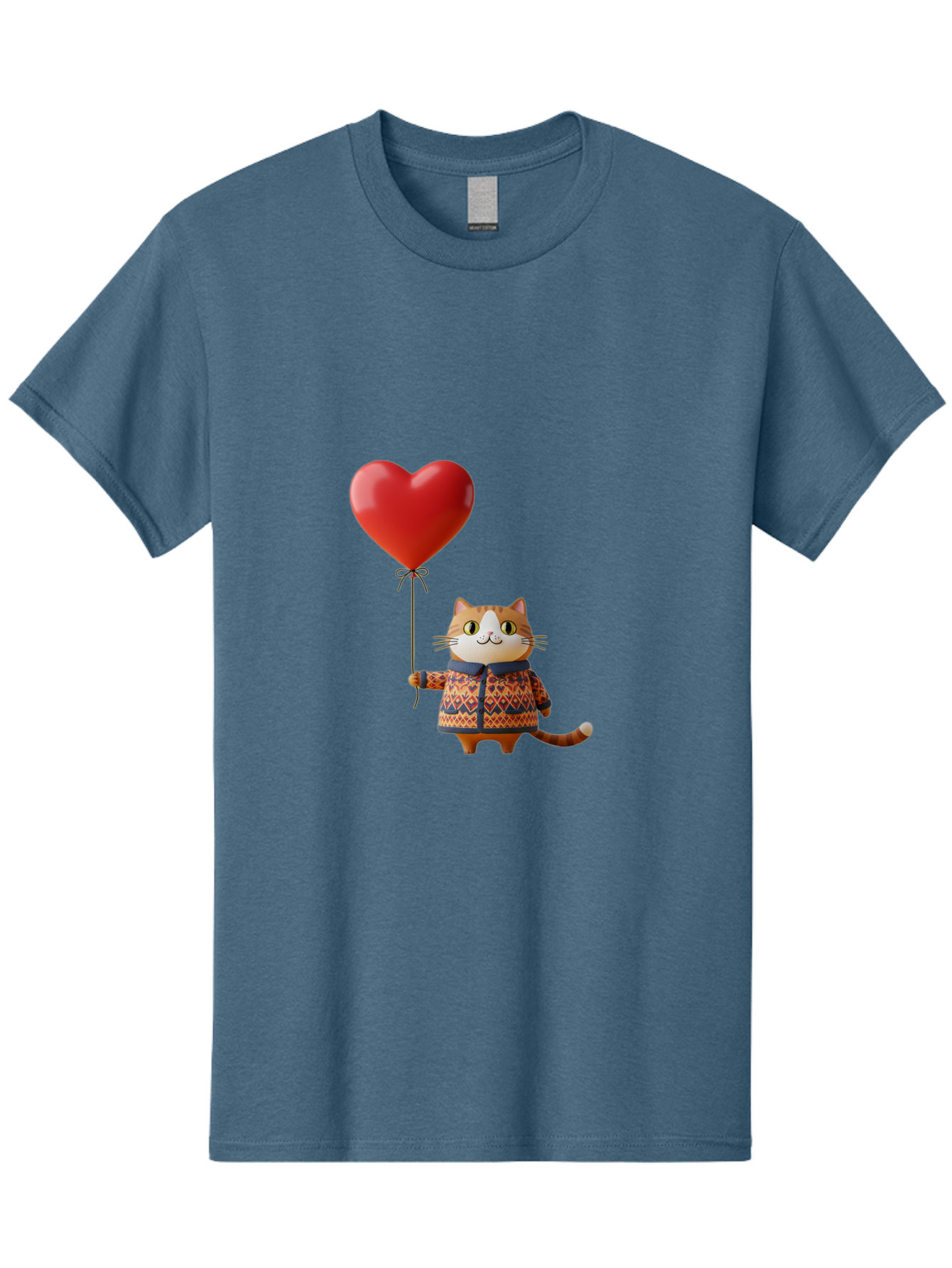 Cat-With-Heart-Balloon-3 Men'S Graphic Tee, 100% Cotton, Comfortable Casual Summer Wear, Machine Washable, Vintage Camera, Old Camera, Antique Camera, Black Camera, Classic Photography, Photography Equipment, Nostalgic Device, Film Camera, Bah710 7