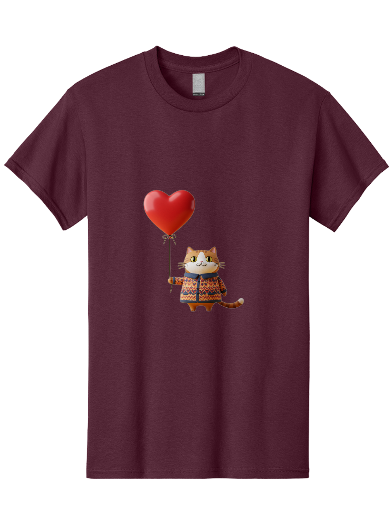 Cat-With-Heart-Balloon-3 Men'S Graphic Tee, 100% Cotton, Comfortable Casual Summer Wear, Machine Washable, Vintage Camera, Old Camera, Antique Camera, Black Camera, Classic Photography, Photography Equipment, Nostalgic Device, Film Camera, Bah710 13