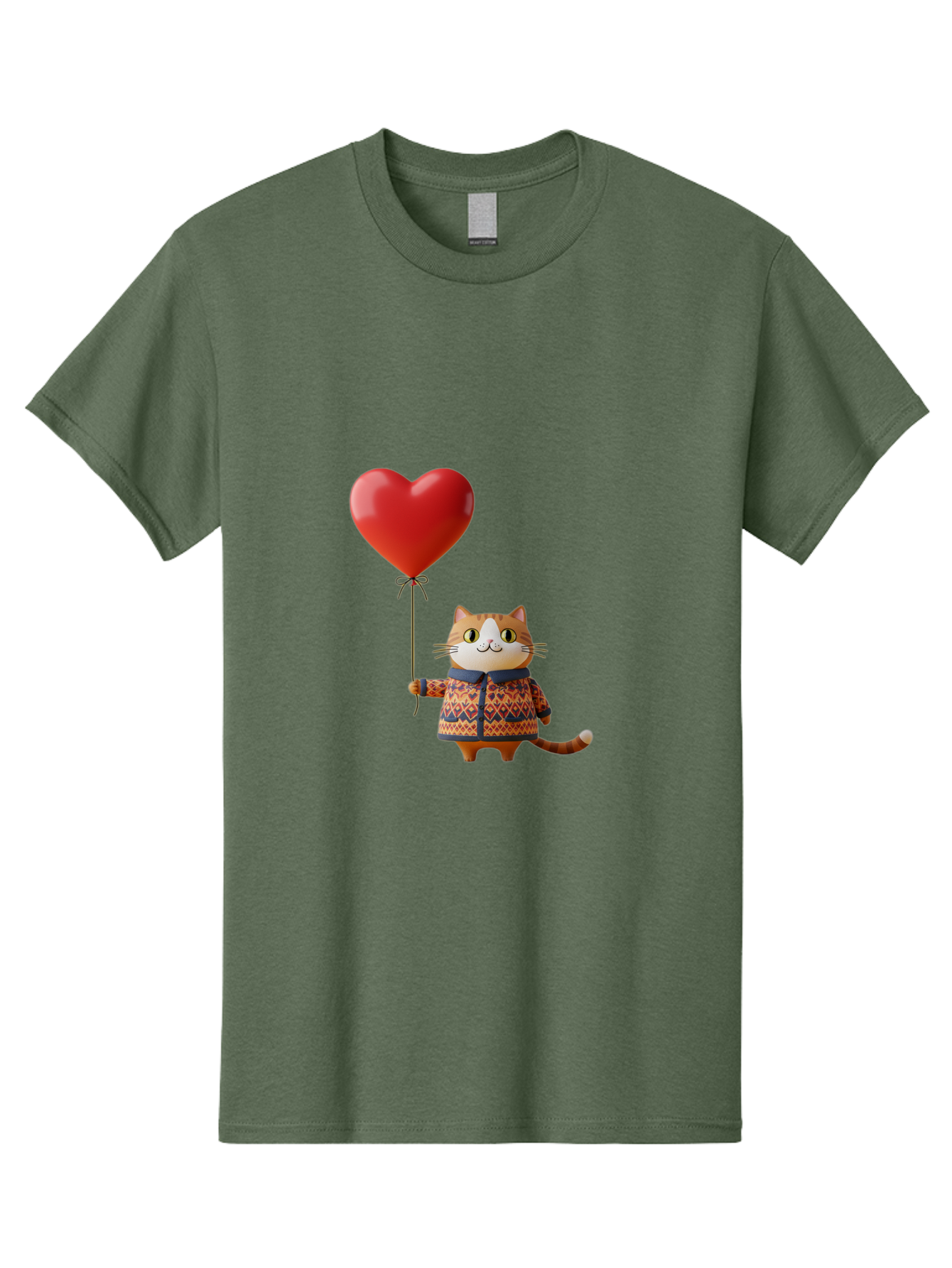 Cat-With-Heart-Balloon-3 Men'S Graphic Tee, 100% Cotton, Comfortable Casual Summer Wear, Machine Washable, Vintage Camera, Old Camera, Antique Camera, Black Camera, Classic Photography, Photography Equipment, Nostalgic Device, Film Camera, Bah710 8