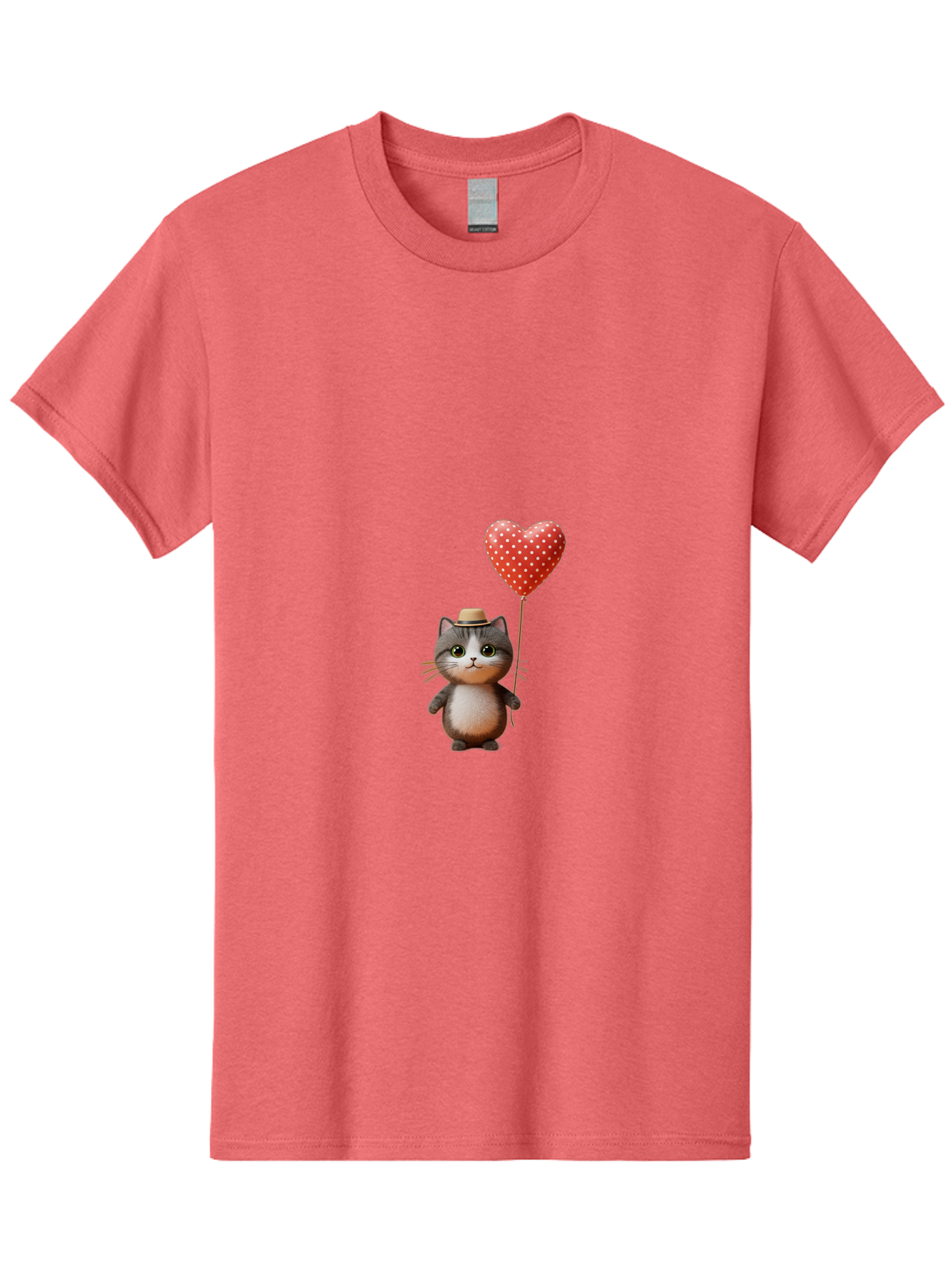 Cat-With-Heart-Balloon-4 Men'S Graphic Tee, 100% Cotton, Comfortable Casual Summer Wear, Machine Washable, Vintage Camera, Old Camera, Antique Camera, Black Camera, Classic Photography, Photography Equipment, Nostalgic Device, Film Camera, Bah711 1