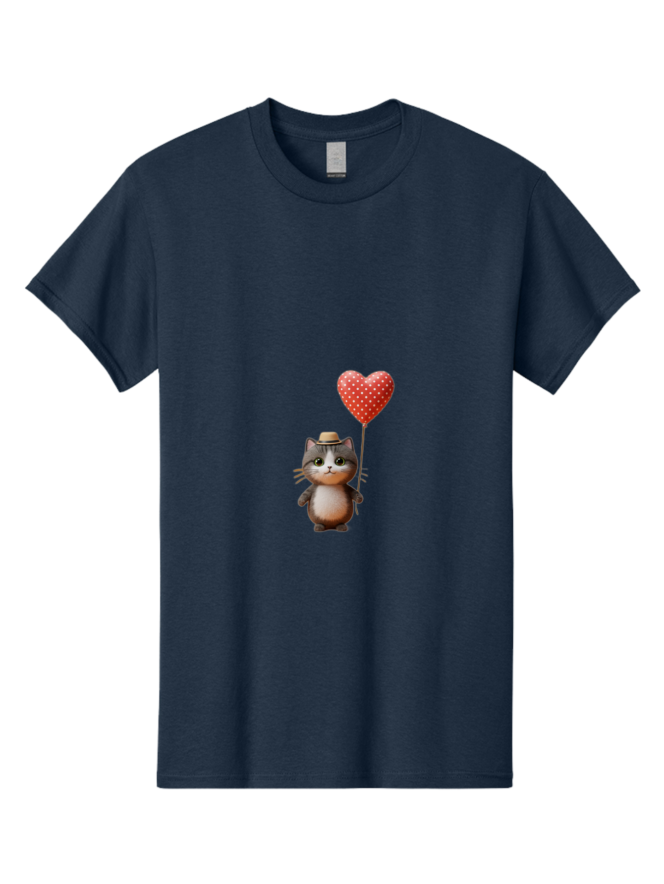 Cat-With-Heart-Balloon-4 Men'S Graphic Tee, 100% Cotton, Comfortable Casual Summer Wear, Machine Washable, Vintage Camera, Old Camera, Antique Camera, Black Camera, Classic Photography, Photography Equipment, Nostalgic Device, Film Camera, Bah711 13