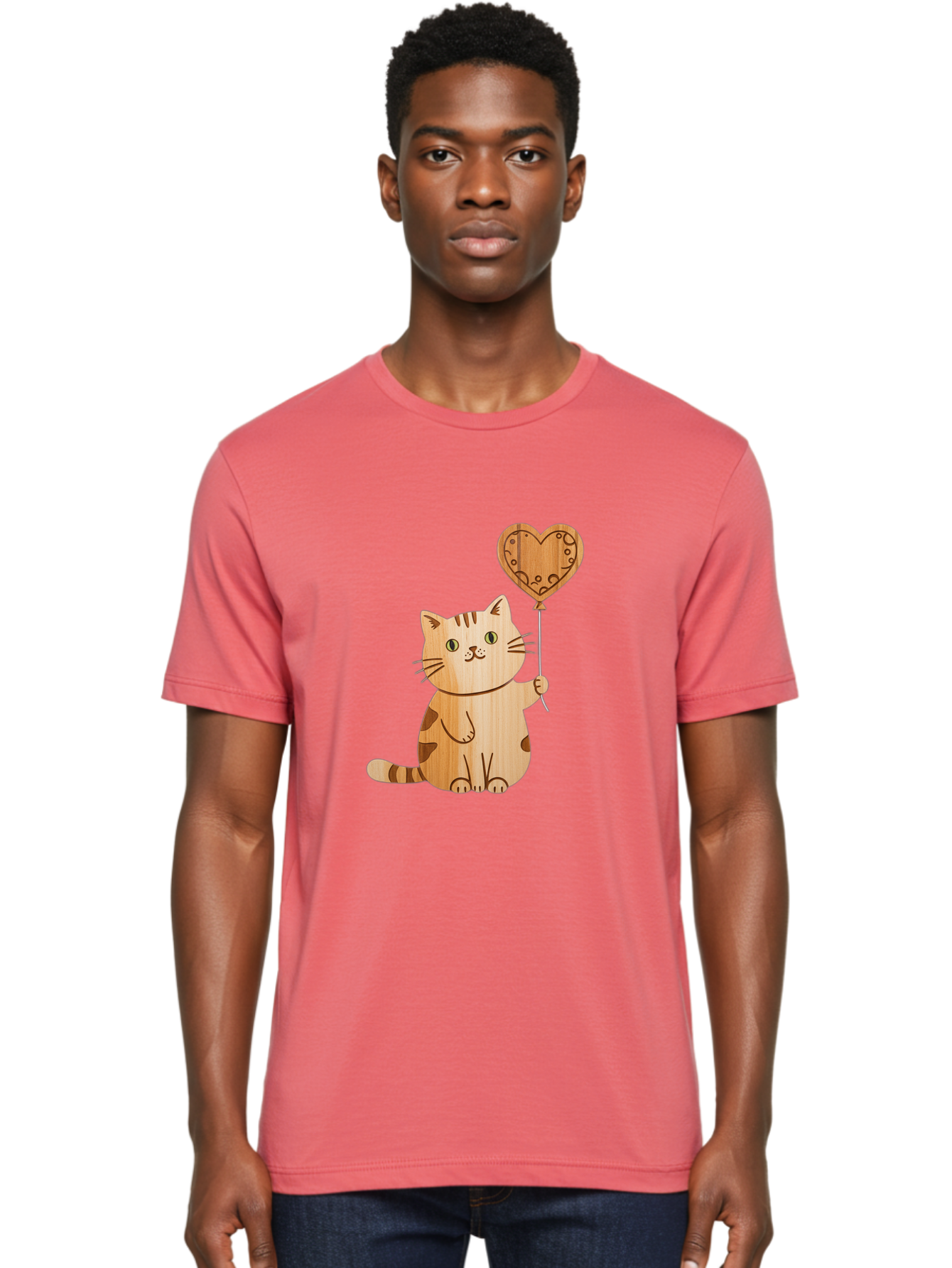 Cat-With-Heart-Balloon Men'S Graphic Tee, 100% Cotton, Comfortable Casual Summer Wear, Machine Washable, Vintage Camera, Old Camera, Antique Camera, Black Camera, Classic Photography, Photography Equipment, Nostalgic Device, Film Camera, Bah712 19