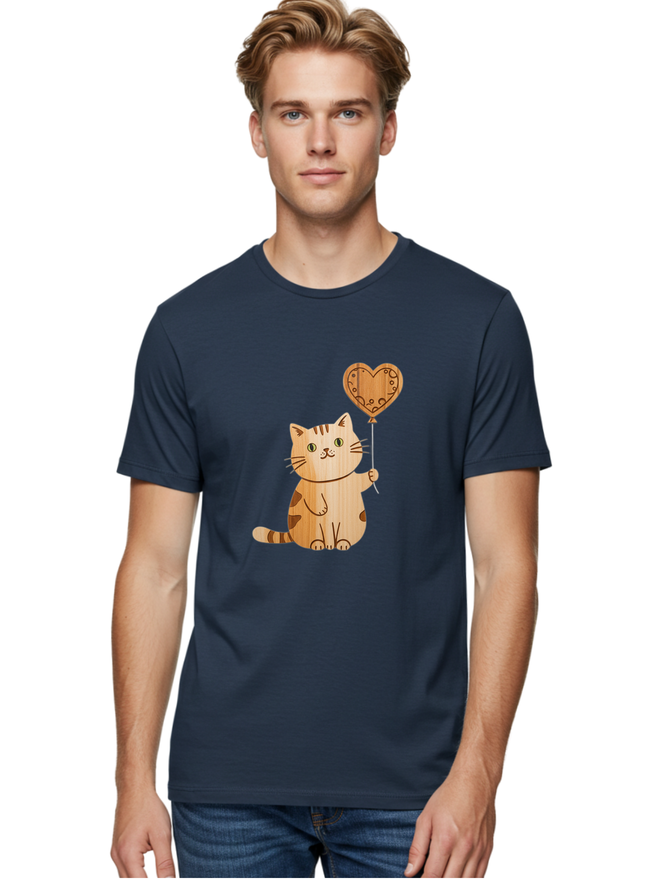 Cat-With-Heart-Balloon Men'S Graphic Tee, 100% Cotton, Comfortable Casual Summer Wear, Machine Washable, Vintage Camera, Old Camera, Antique Camera, Black Camera, Classic Photography, Photography Equipment, Nostalgic Device, Film Camera, Bah712 26