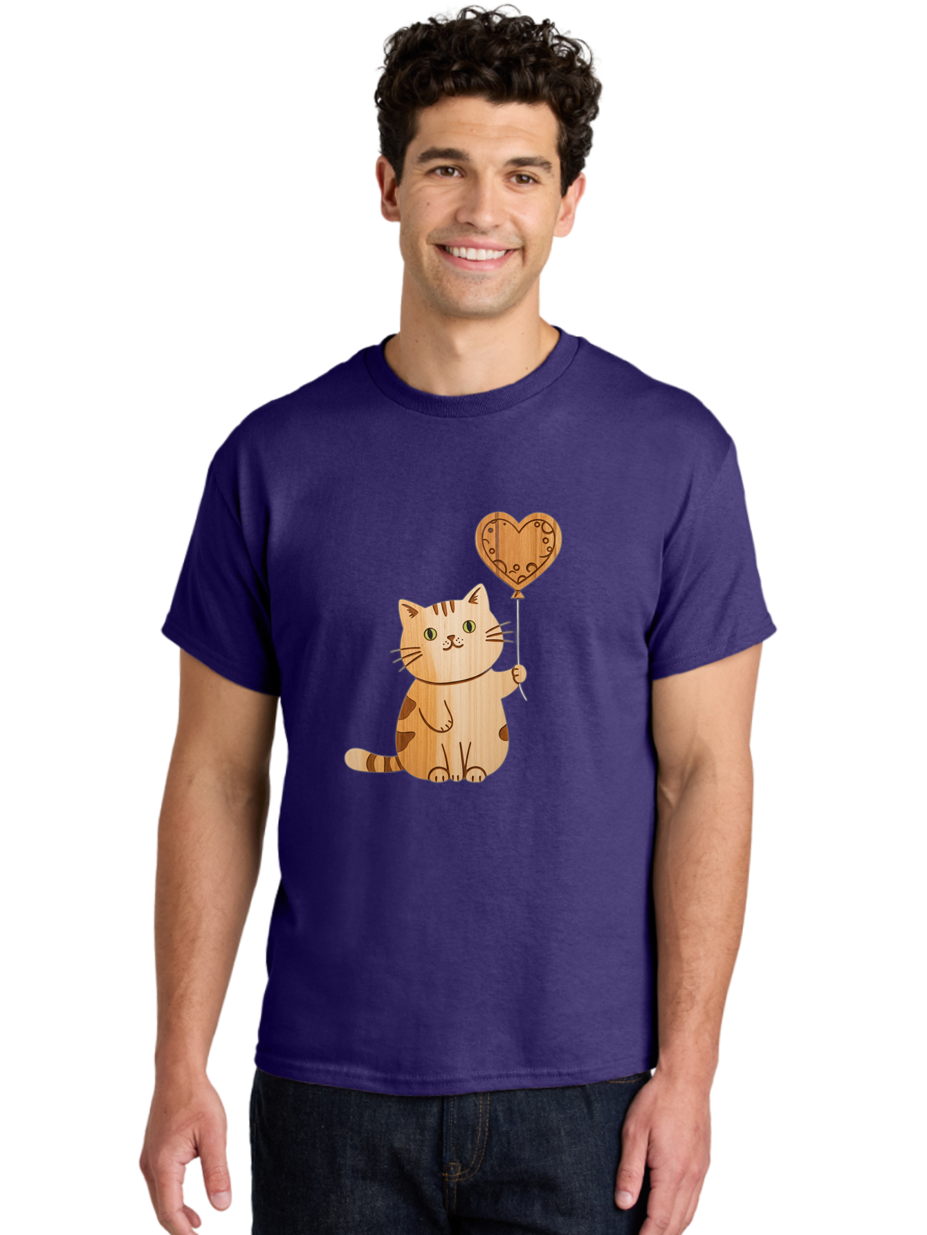 Cat-With-Heart-Balloon Men'S Graphic Tee, 100% Cotton, Comfortable Casual Summer Wear, Machine Washable, Vintage Camera, Old Camera, Antique Camera, Black Camera, Classic Photography, Photography Equipment, Nostalgic Device, Film Camera, Bah712 17