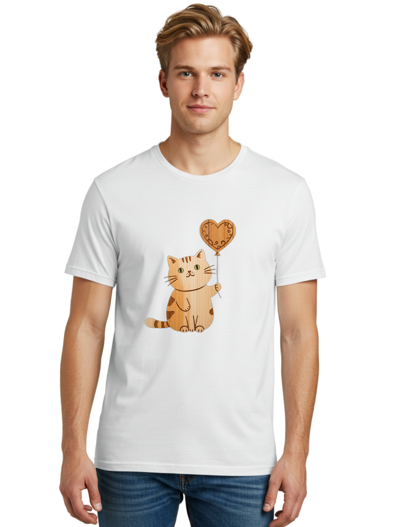 Cat-With-Heart-Balloon Men'S Graphic Tee, 100% Cotton, Comfortable Casual Summer Wear, Machine Washable, Vintage Camera, Old Camera, Antique Camera, Black Camera, Classic Photography, Photography Equipment, Nostalgic Device, Film Camera, Bah712 27