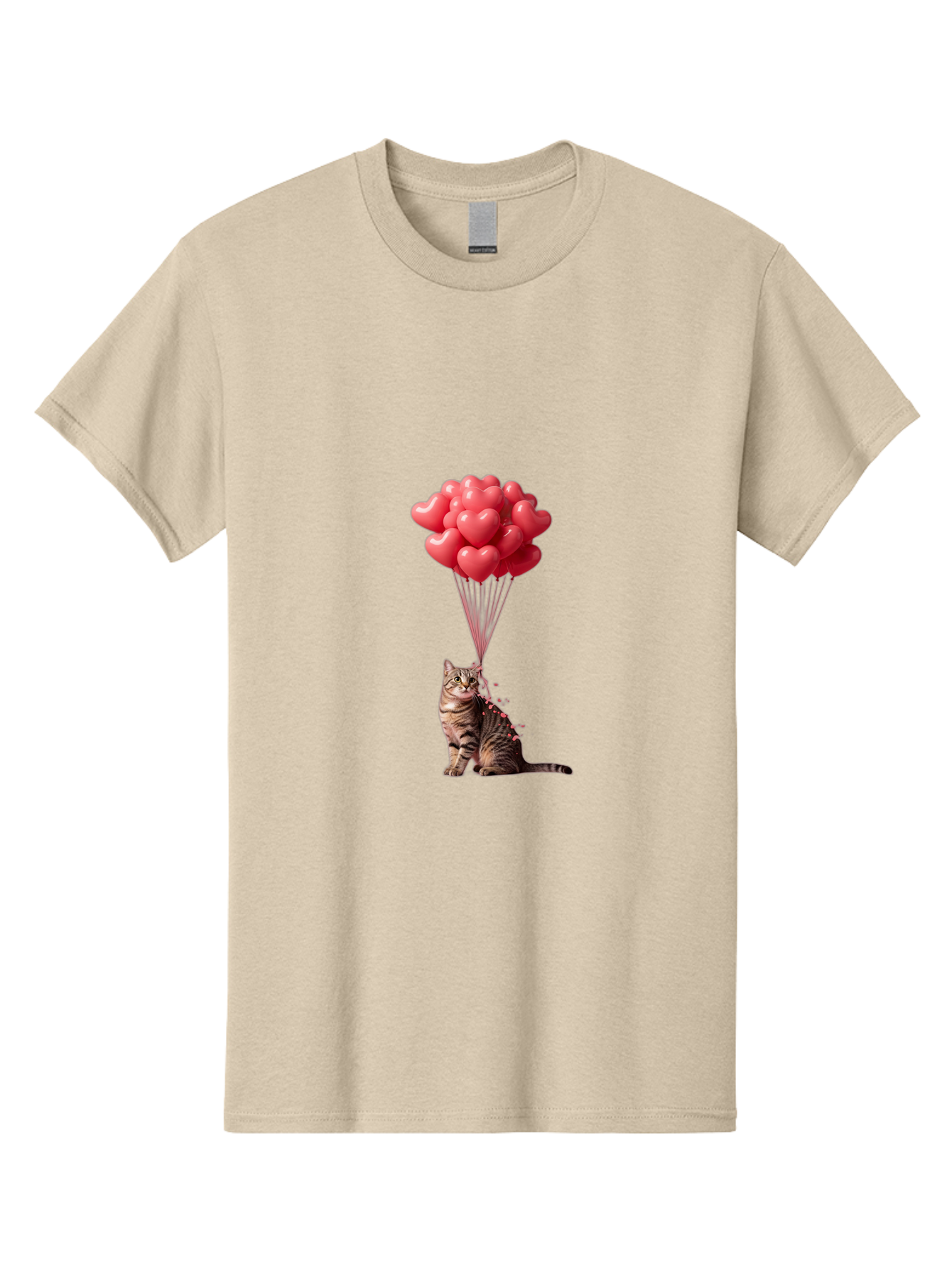 Cat-With-Heart-Balloons-1 Men'S Graphic Tee, 100% Cotton, Comfortable Casual Summer Wear, Machine Washable, Vintage Camera, Old Camera, Antique Camera, Black Camera, Classic Photography, Photography Equipment, Nostalgic Device, Film Camera, Bah713 5