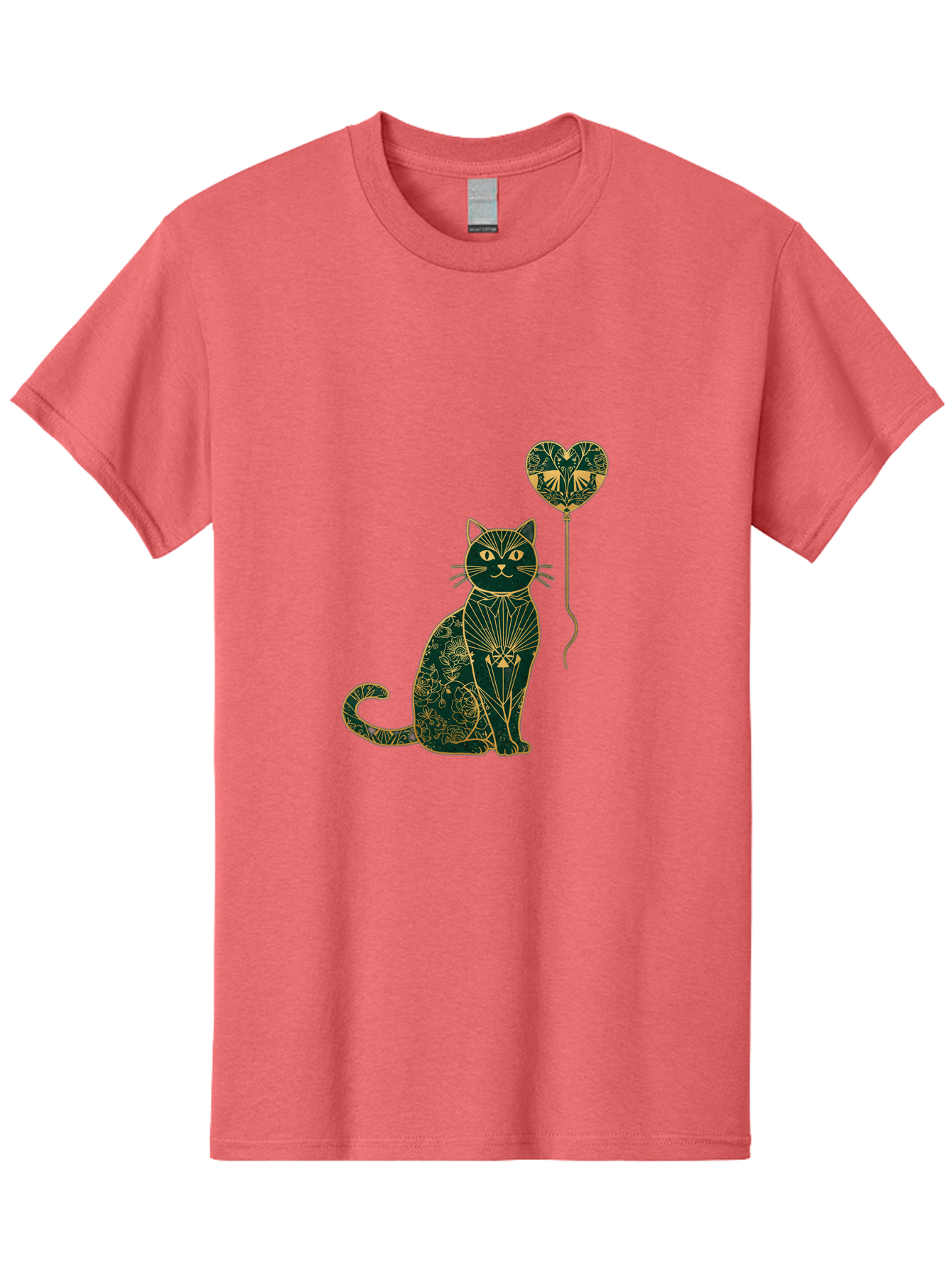 Cat-With-Heart-Shaped-Balloon-1 Men'S Graphic Tee, 100% Cotton, Comfortable Casual Summer Wear, Machine Washable, Vintage Camera, Old Camera, Antique Camera, Black Camera, Classic Photography, Photography Equipment, Nostalgic Device, Bah716 4