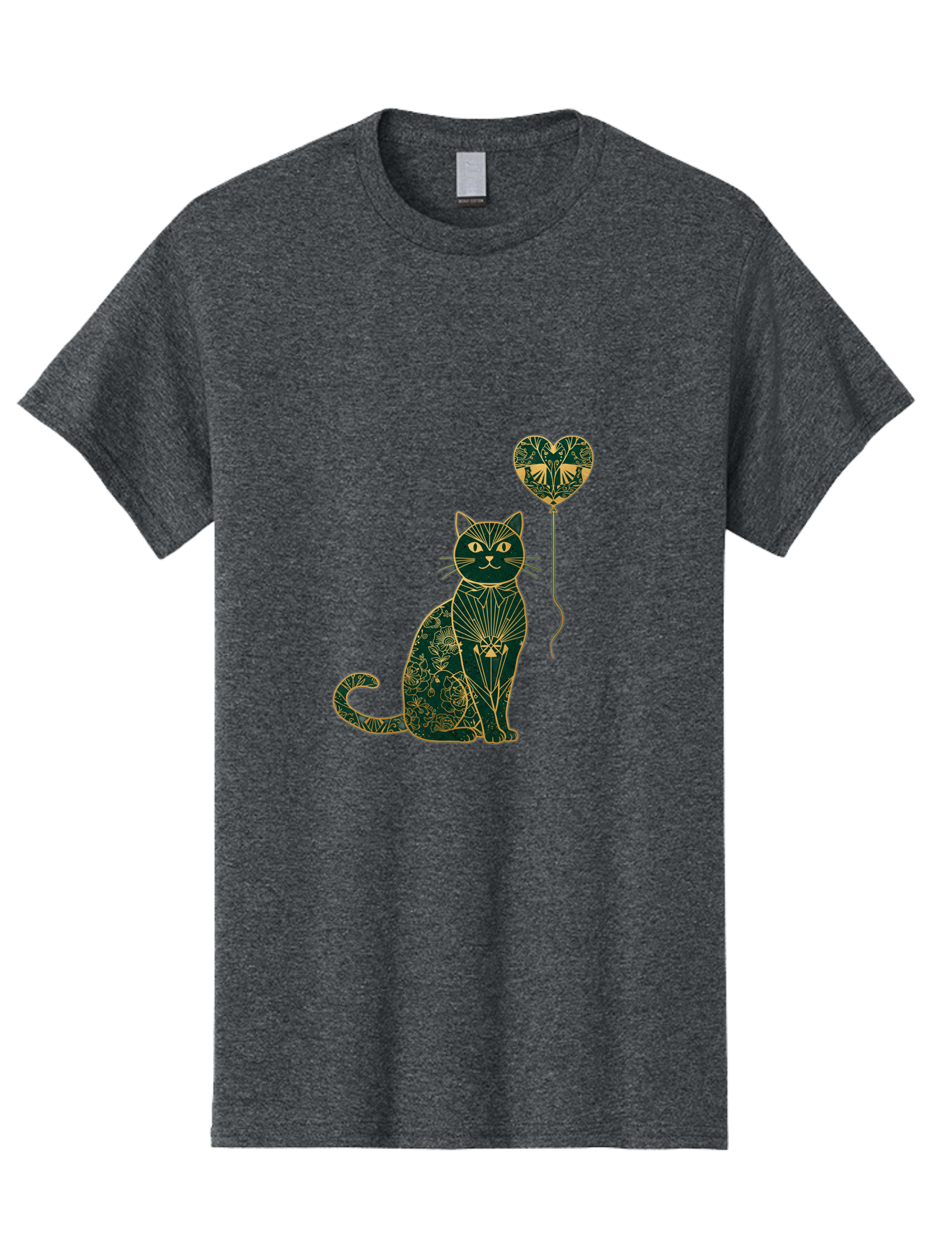 Cat-With-Heart-Shaped-Balloon-1 Men'S Graphic Tee, 100% Cotton, Comfortable Casual Summer Wear, Machine Washable, Vintage Camera, Old Camera, Antique Camera, Black Camera, Classic Photography, Photography Equipment, Nostalgic Device, Bah716 7