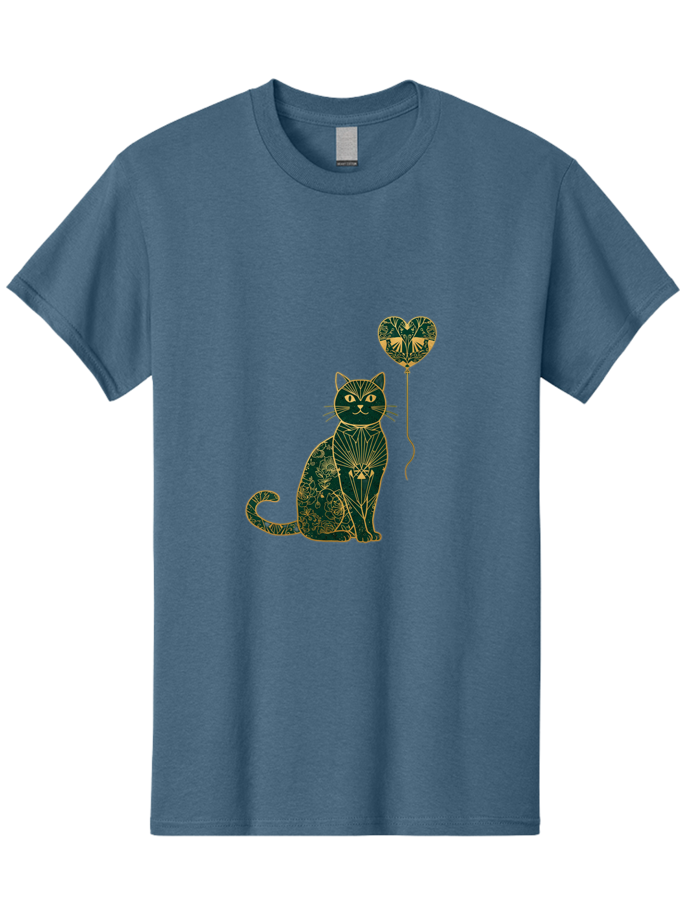 Cat-With-Heart-Shaped-Balloon-1 Men'S Graphic Tee, 100% Cotton, Comfortable Casual Summer Wear, Machine Washable, Vintage Camera, Old Camera, Antique Camera, Black Camera, Classic Photography, Photography Equipment, Nostalgic Device, Bah716 3