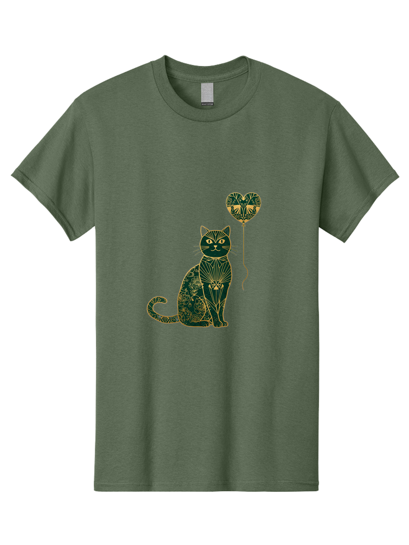 Cat-With-Heart-Shaped-Balloon-1 Men'S Graphic Tee, 100% Cotton, Comfortable Casual Summer Wear, Machine Washable, Vintage Camera, Old Camera, Antique Camera, Black Camera, Classic Photography, Photography Equipment, Nostalgic Device, Bah716 9