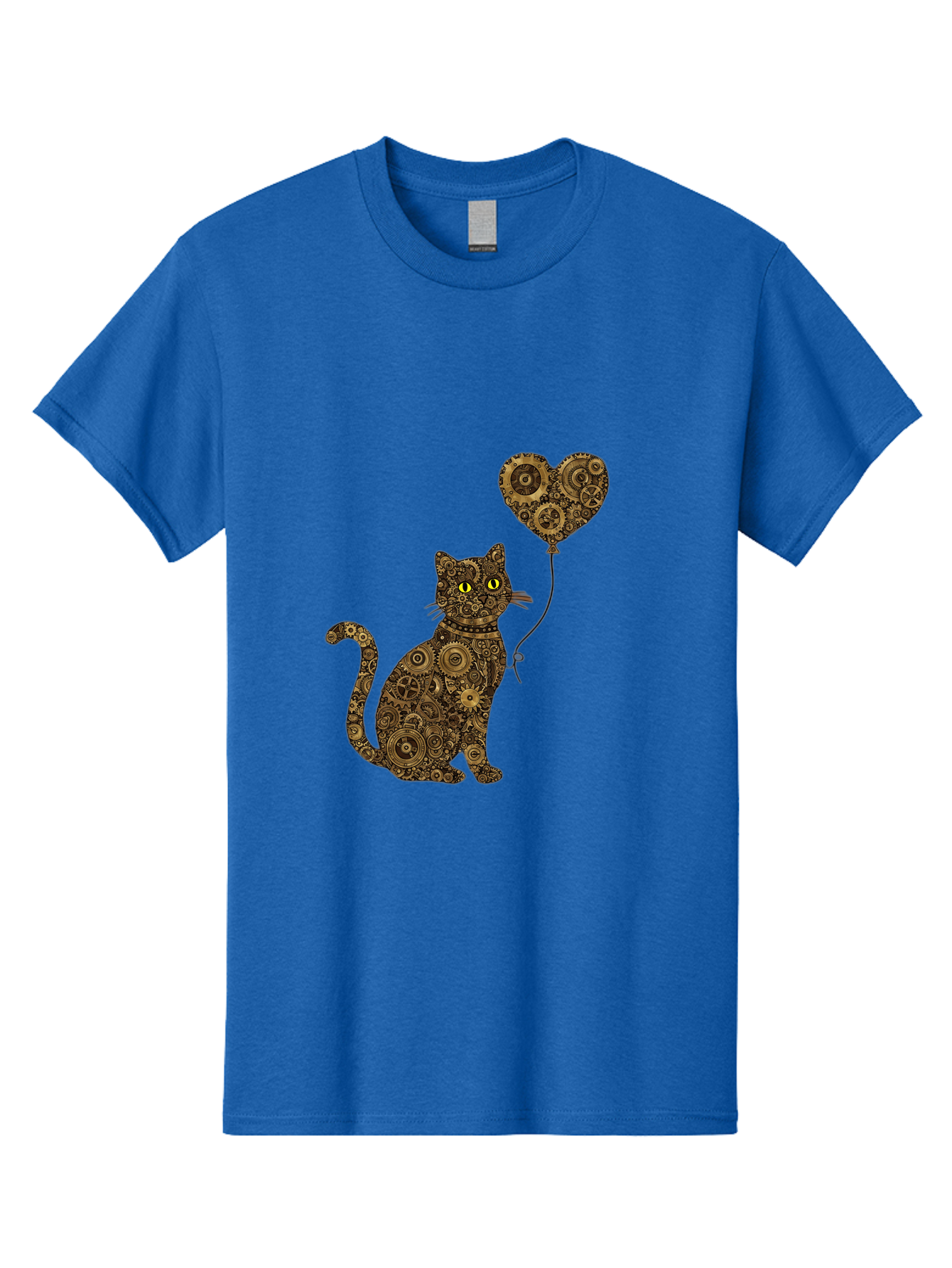 Cat-With-Heart-Shaped-Balloon Men'S Graphic Tee, 100% Cotton, Comfortable Casual Summer Wear, Machine Washable, Vintage Camera, Old Camera, Antique Camera, Black Camera, Classic Photography, Photography Equipment, Nostalgic Device, Bah717 6