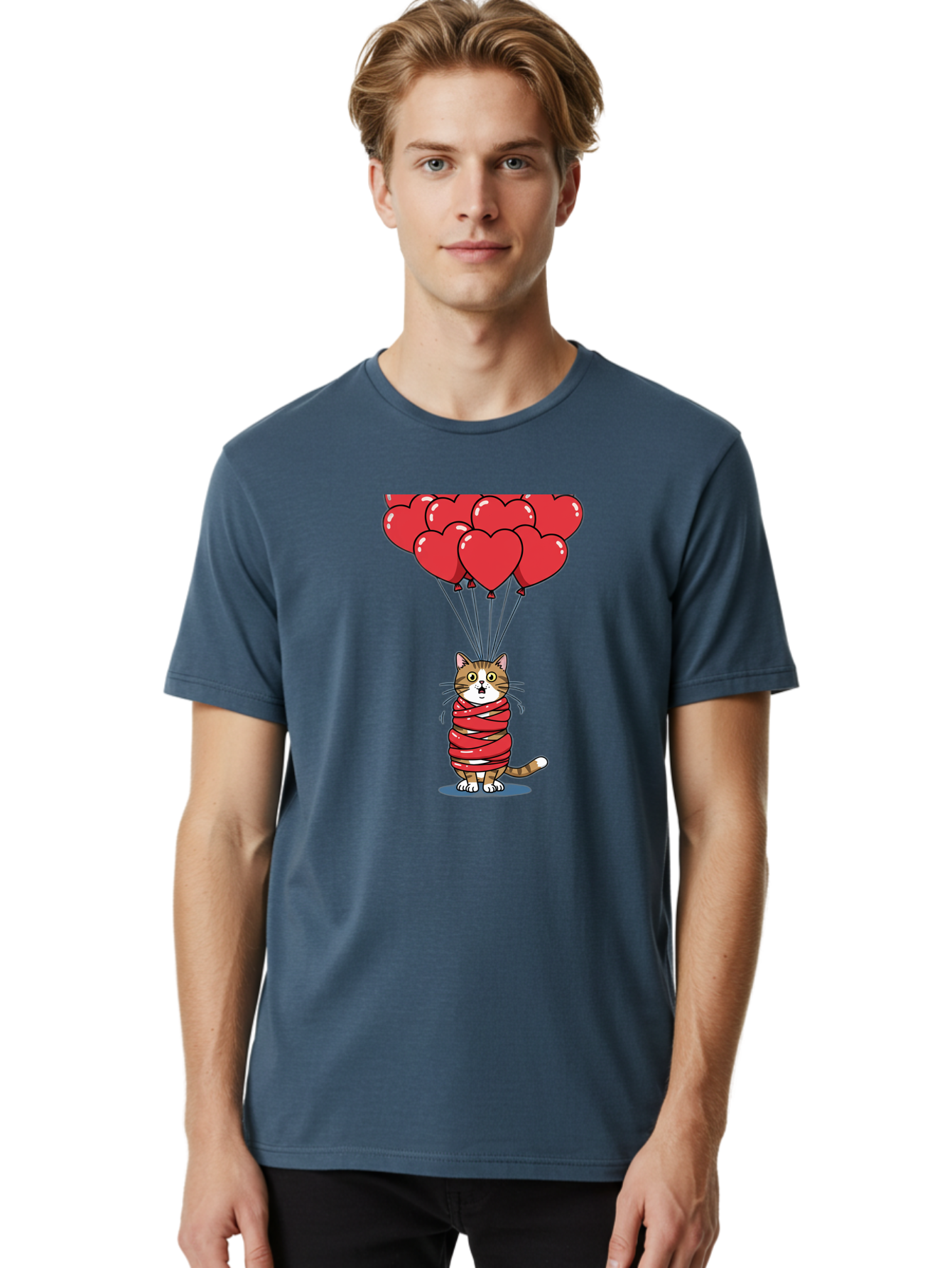 Cat-With-Red-Balloons Men'S Graphic Tee, 100% Cotton, Comfortable Casual Summer Wear, Machine Washable, Vintage Camera, Old Camera, Antique Camera, Black Camera, Classic Photography, Photography Equipment, Nostalgic Device, Film Camera, Bah719 27