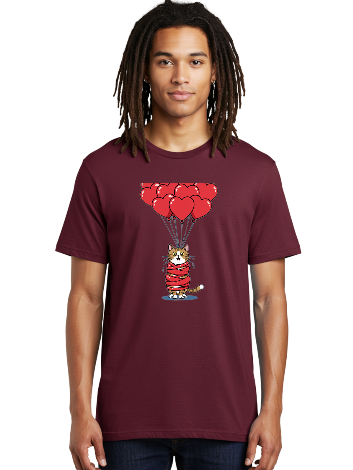 Cat-With-Red-Balloons Men'S Graphic Tee, 100% Cotton, Comfortable Casual Summer Wear, Machine Washable, Vintage Camera, Old Camera, Antique Camera, Black Camera, Classic Photography, Photography Equipment, Nostalgic Device, Film Camera, Bah719 24