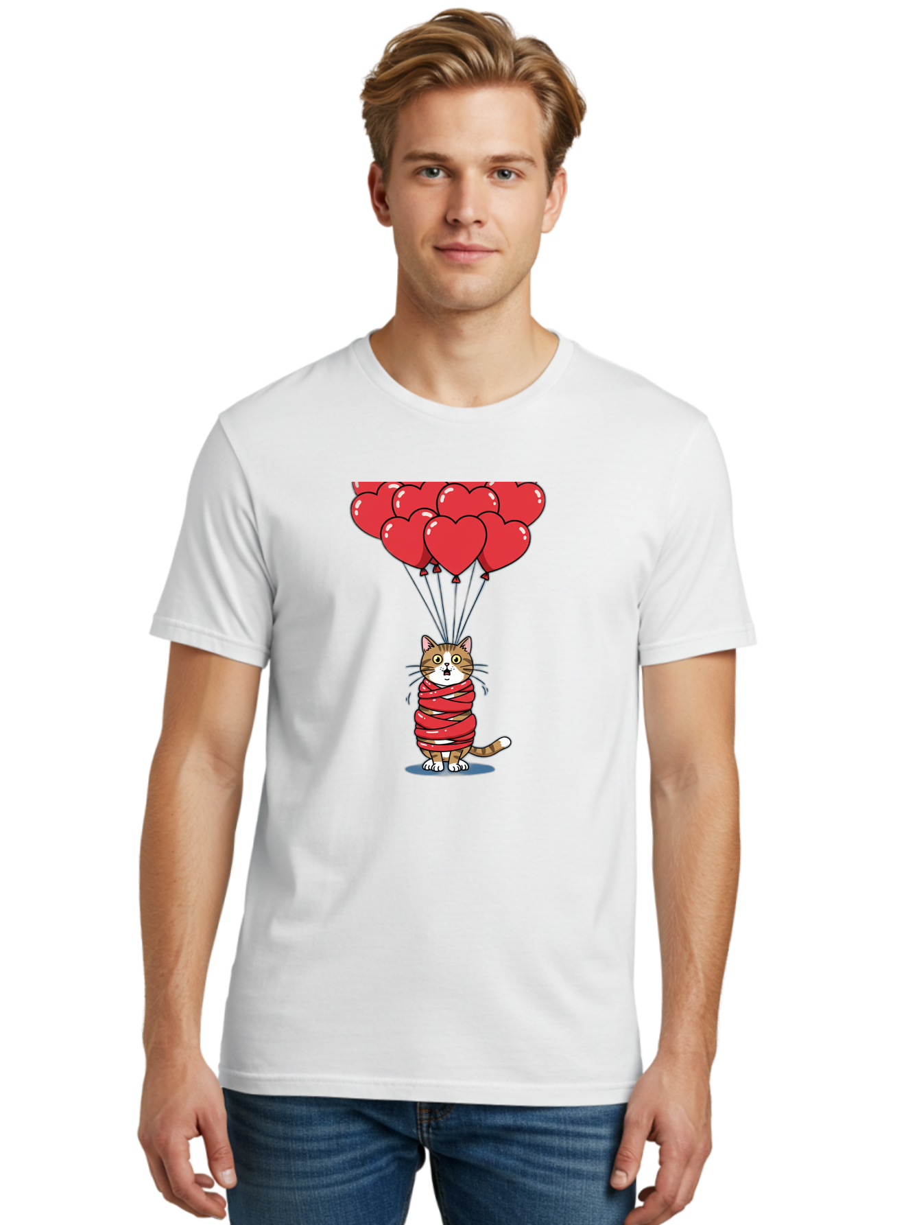 Cat-With-Red-Balloons Men'S Graphic Tee, 100% Cotton, Comfortable Casual Summer Wear, Machine Washable, Vintage Camera, Old Camera, Antique Camera, Black Camera, Classic Photography, Photography Equipment, Nostalgic Device, Film Camera, Bah719 30