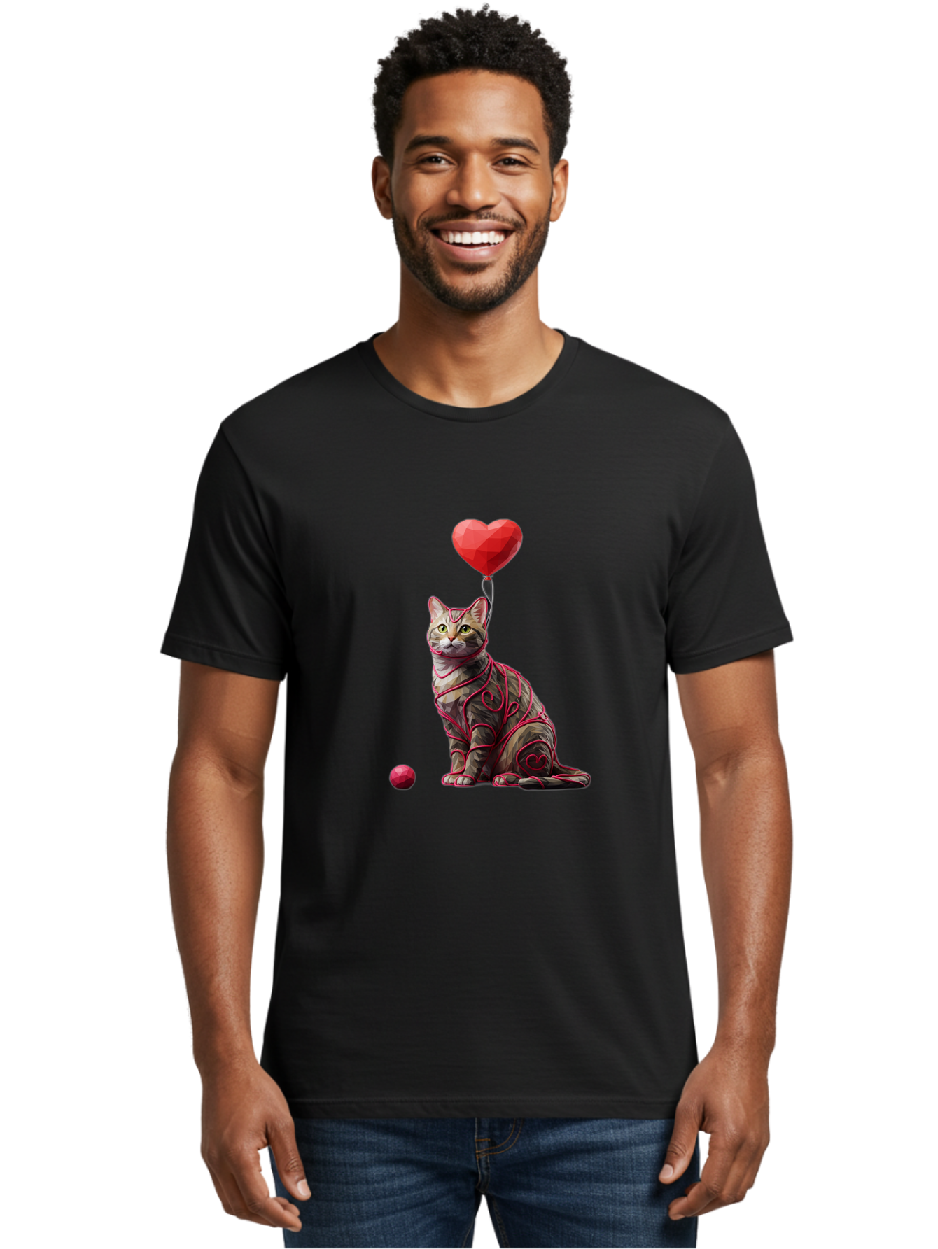 Cat-With-Red-Heart-Balloon Men'S Graphic Tee, 100% Cotton, Comfortable Casual Summer Wear, Machine Washable, Vintage Camera, Old Camera, Antique Camera, Black Camera, Classic Photography, Photography Equipment, Nostalgic Device, Film Camera, Bah720 24