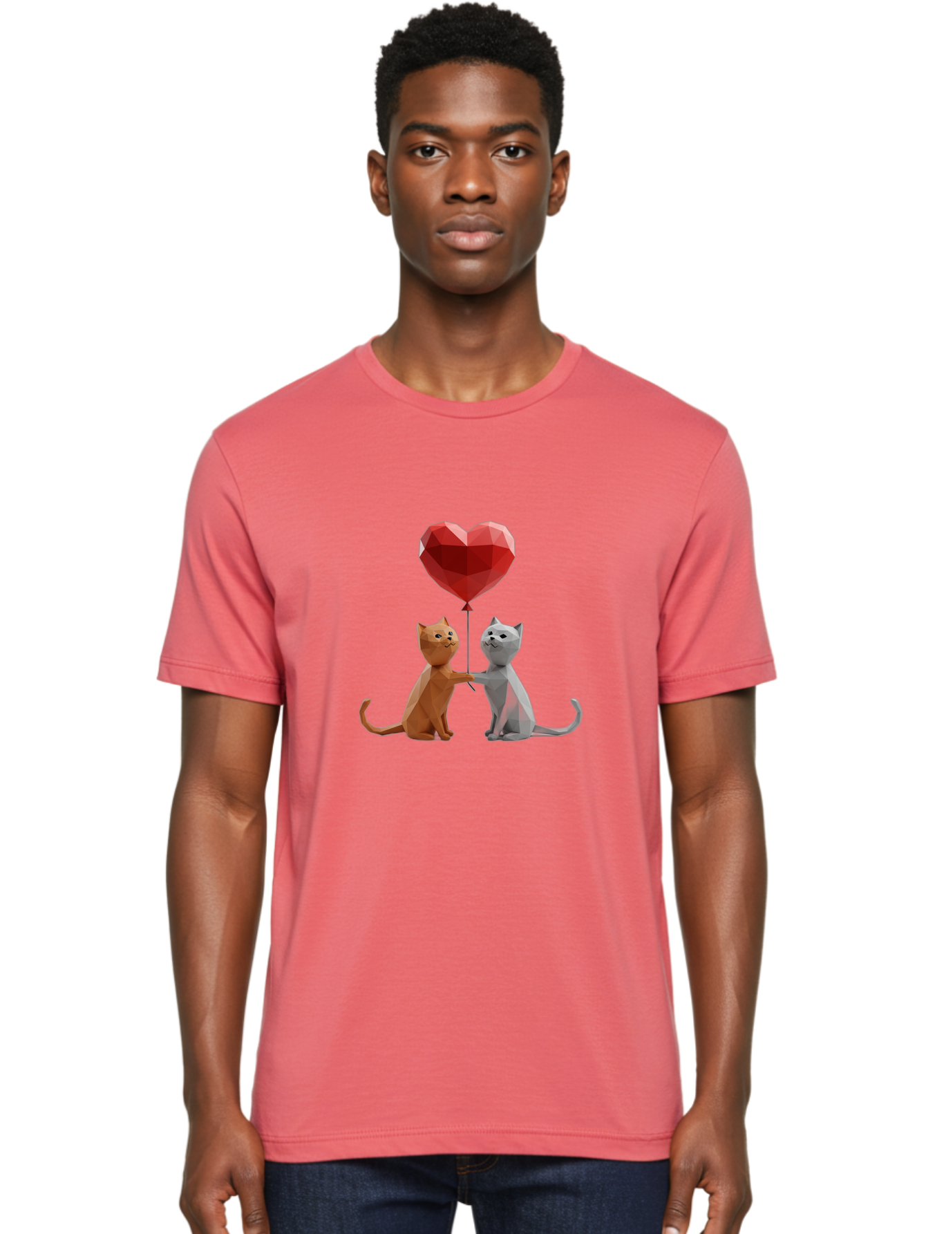 Cats-Holding-Heart-Balloon Men'S Graphic Tee, 100% Cotton, Comfortable Casual Summer Wear, Machine Washable, Vintage Camera, Old Camera, Antique Camera, Black Camera, Classic Photography, Photography Equipment, Nostalgic Device, Film Camera, Bah721 28