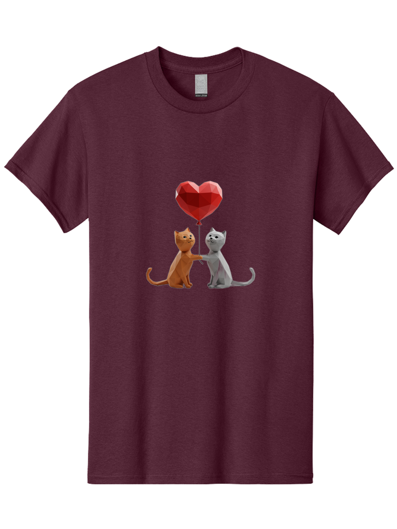 Cats-Holding-Heart-Balloon Men'S Graphic Tee, 100% Cotton, Comfortable Casual Summer Wear, Machine Washable, Vintage Camera, Old Camera, Antique Camera, Black Camera, Classic Photography, Photography Equipment, Nostalgic Device, Film Camera, Bah721 5