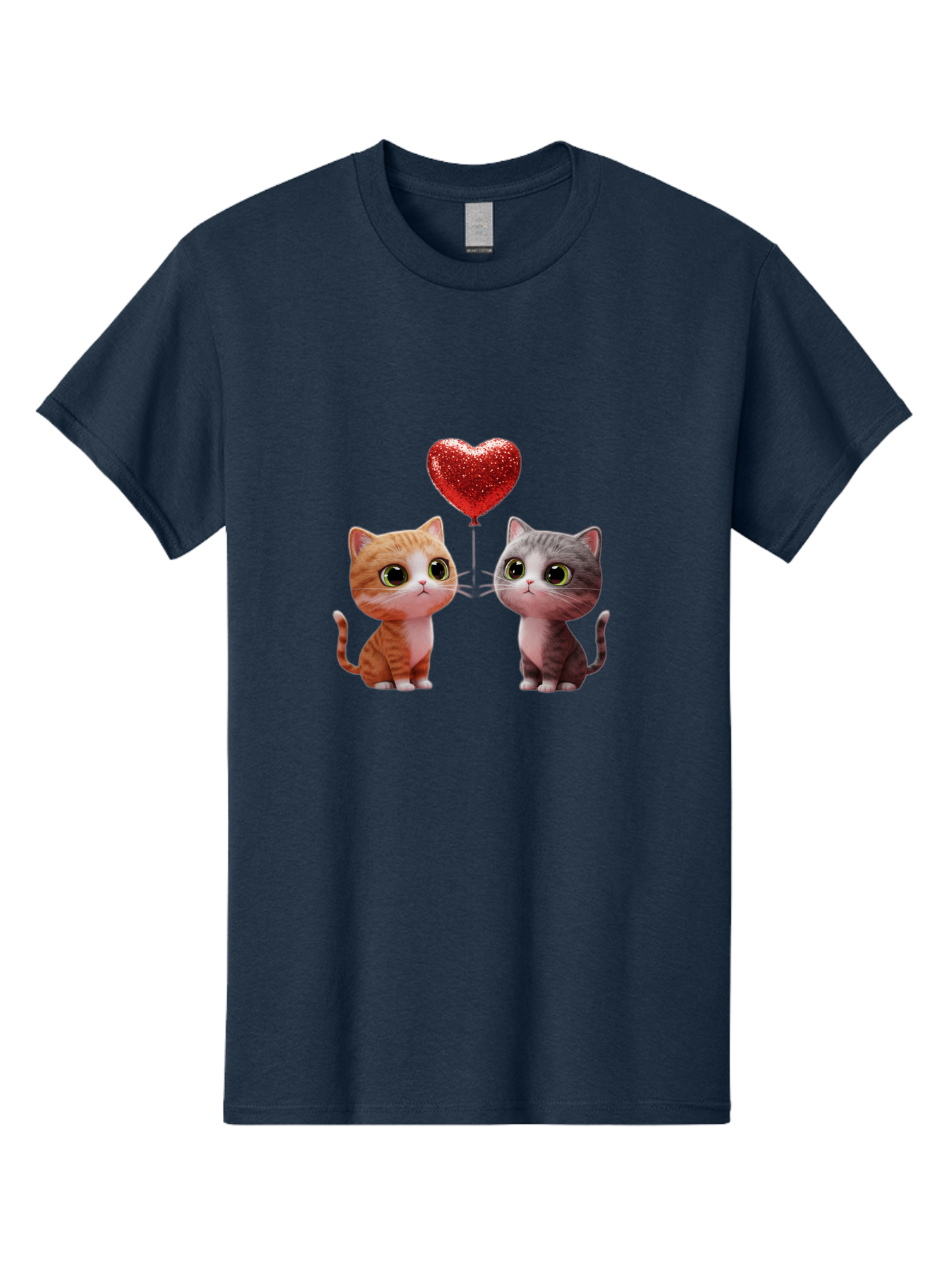 Cats-With-Heart-Balloon-1 Men'S Graphic Tee, 100% Cotton, Comfortable Casual Summer Wear, Machine Washable, Vintage Camera, Old Camera, Antique Camera, Black Camera, Classic Photography, Photography Equipment, Nostalgic Device, Film Camera, Bah722 7