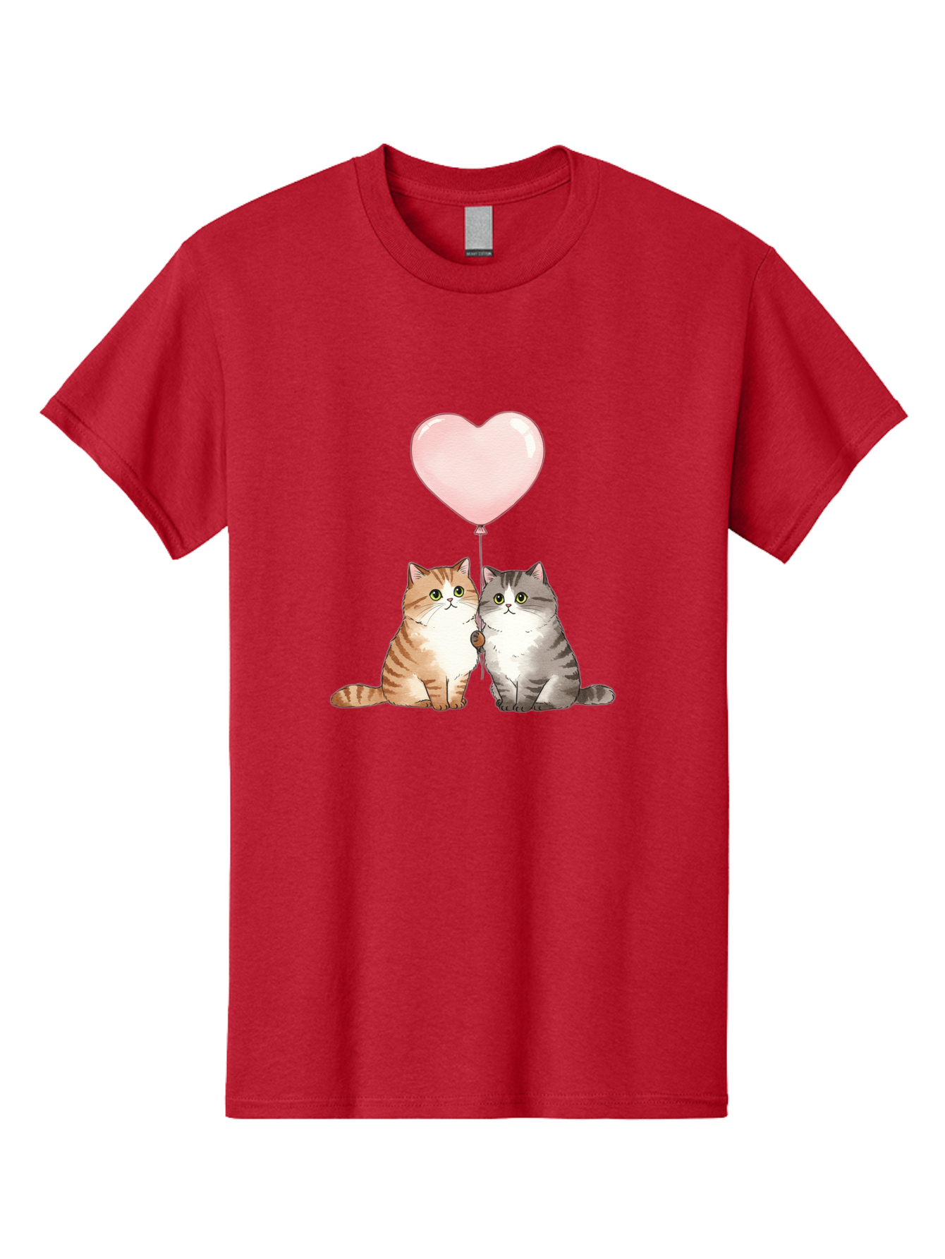 Cats-With-Heart-Balloon-2 Men'S Graphic Tee, 100% Cotton, Comfortable Casual Summer Wear, Machine Washable, Vintage Camera, Old Camera, Antique Camera, Black Camera, Classic Photography, Photography Equipment, Nostalgic Device, Film Camera, Bah723 13
