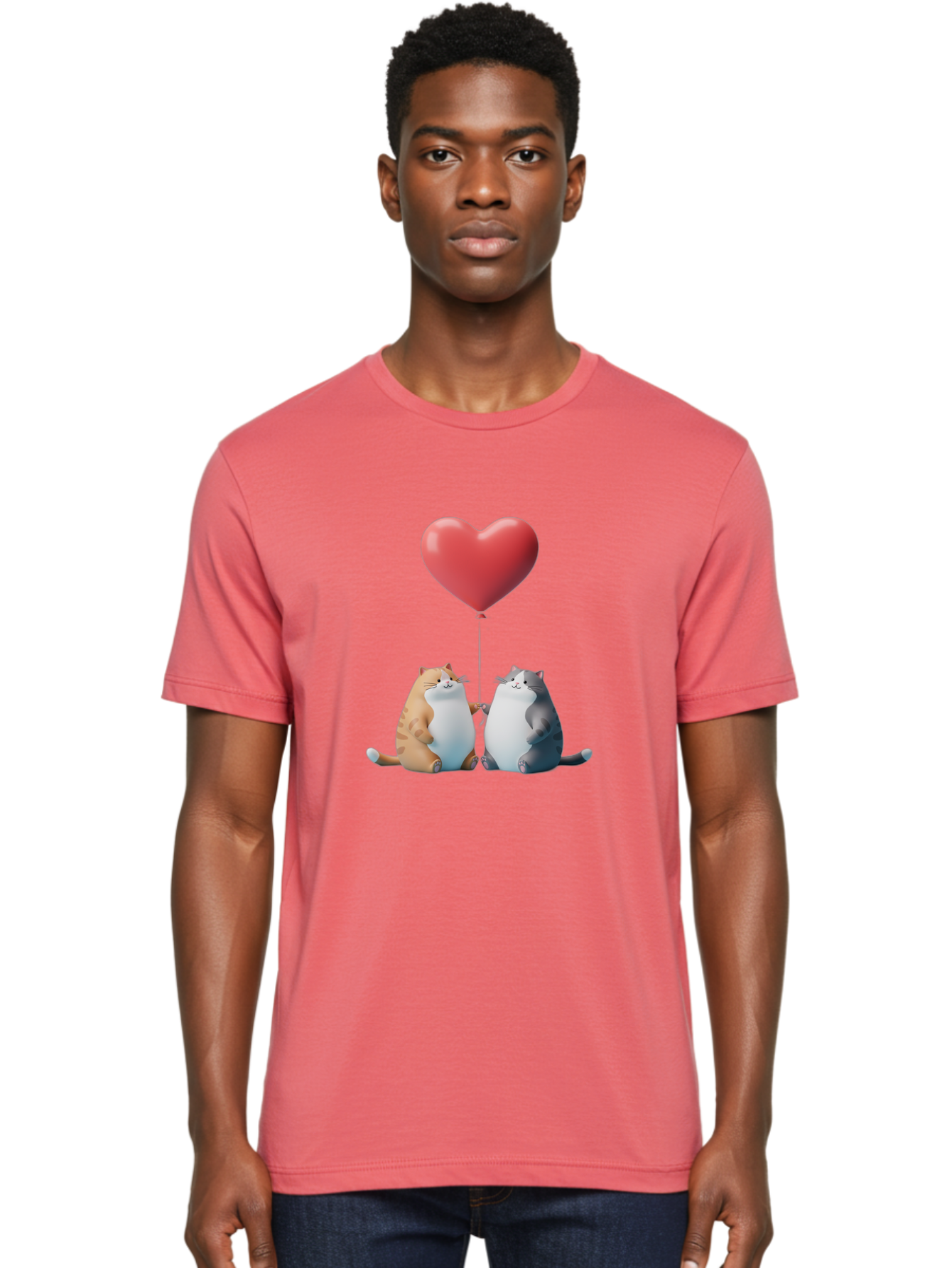 Cats-With-Heart-Balloon Men'S Graphic Tee, 100% Cotton, Comfortable Casual Summer Wear, Machine Washable, Vintage Camera, Old Camera, Antique Camera, Black Camera, Classic Photography, Photography Equipment, Nostalgic Device, Film Camera, Bah724 27