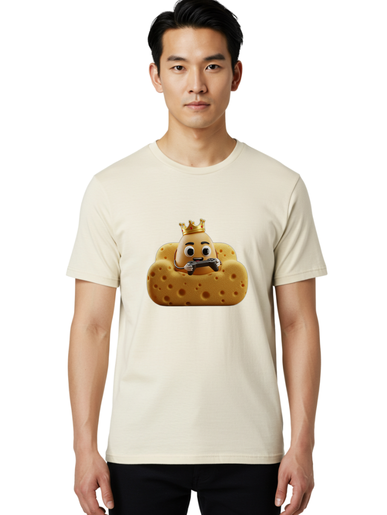 Cookie-With-Crown-Gaming Men'S Graphic Tee, 100% Cotton, Comfortable Casual Summer Wear, Machine Washable, Vintage Camera, Old Camera, Antique Camera, Black Camera, Classic Photography, Photography Equipment, Nostalgic Device, Film Camera, Bah783 28