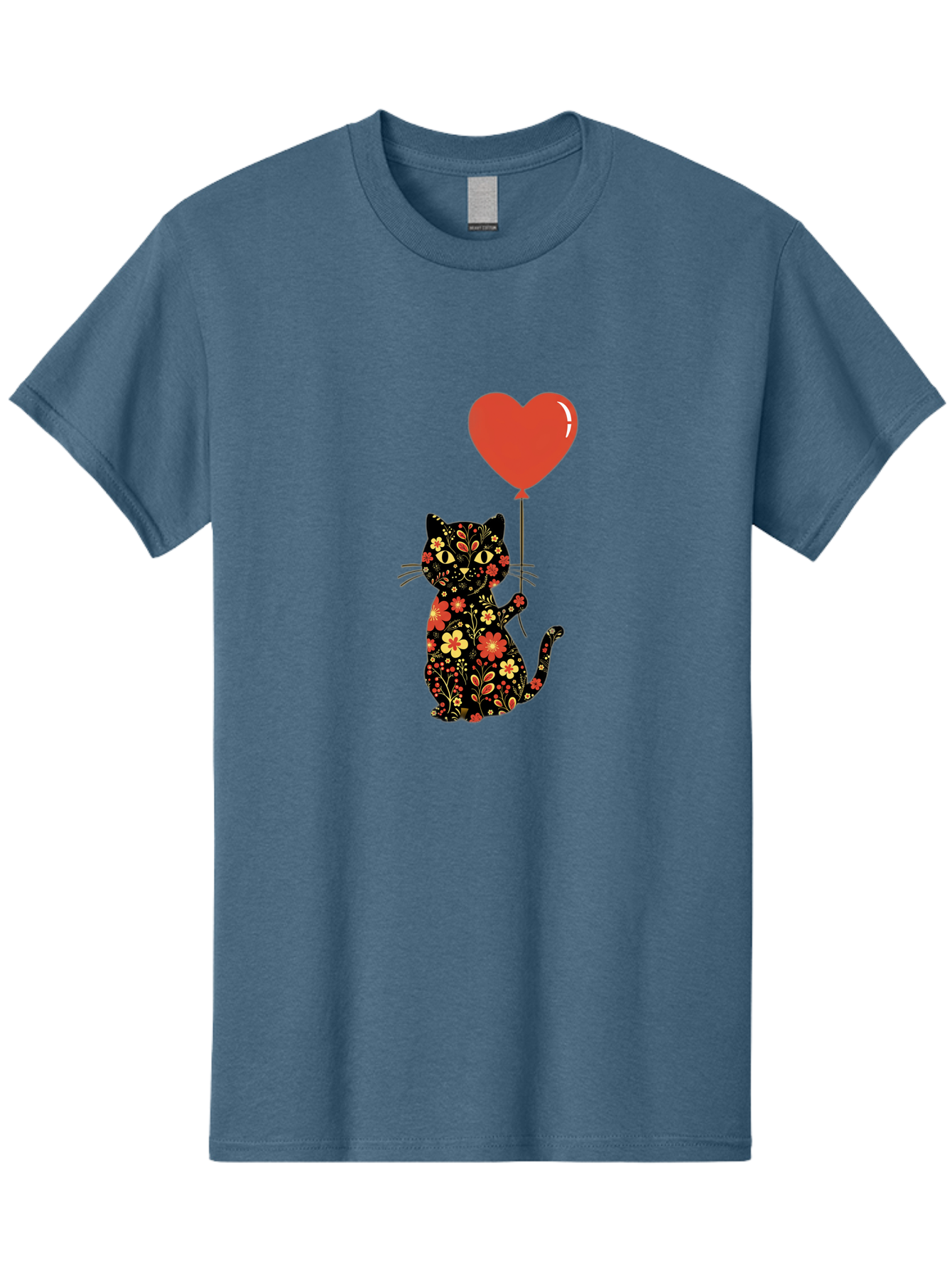 Floral-Cat-Heart-Balloon-1 Men'S Graphic Tee, 100% Cotton, Comfortable Casual Summer Wear, Machine Washable, Vintage Camera, Old Camera, Antique Camera, Black Camera, Classic Photography, Photography Equipment, Nostalgic Device, Film Camera, Bah996 8