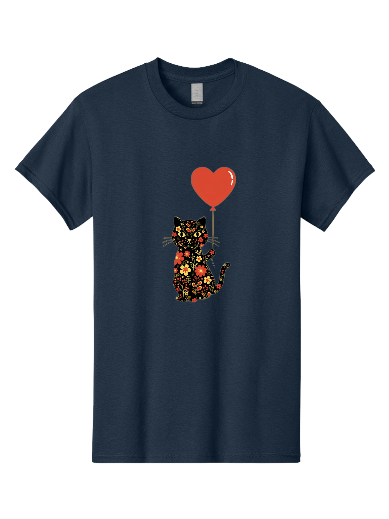 Floral-Cat-Heart-Balloon-1 Men'S Graphic Tee, 100% Cotton, Comfortable Casual Summer Wear, Machine Washable, Vintage Camera, Old Camera, Antique Camera, Black Camera, Classic Photography, Photography Equipment, Nostalgic Device, Film Camera, Bah996 14