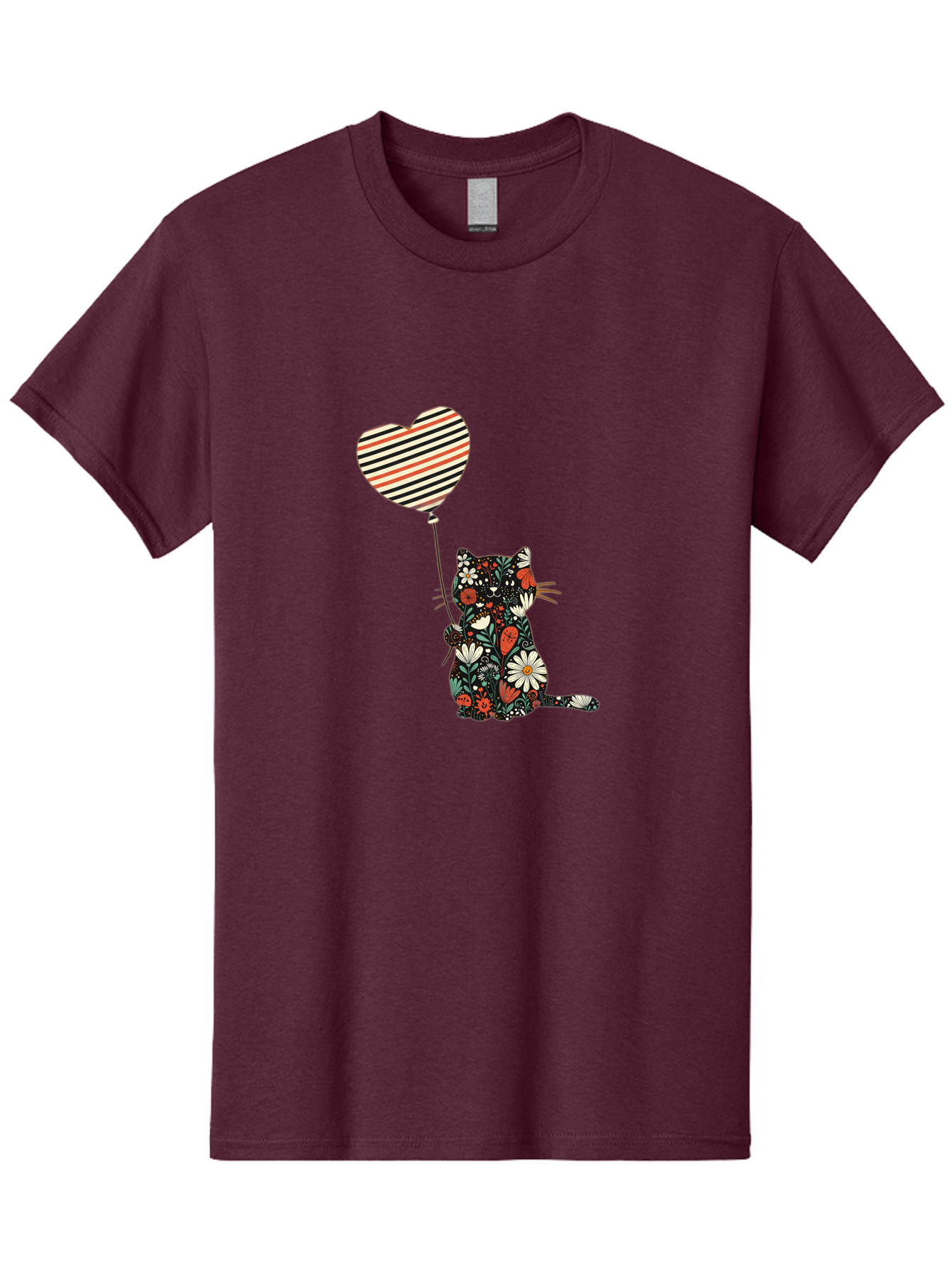 Floral-Cat-Heart-Balloon Men'S Graphic Tee, 100% Cotton, Comfortable Casual Summer Wear, Machine Washable, Vintage Camera, Old Camera, Antique Camera, Black Camera, Classic Photography, Photography Equipment, Nostalgic Device, Film Camera, Bah997 12