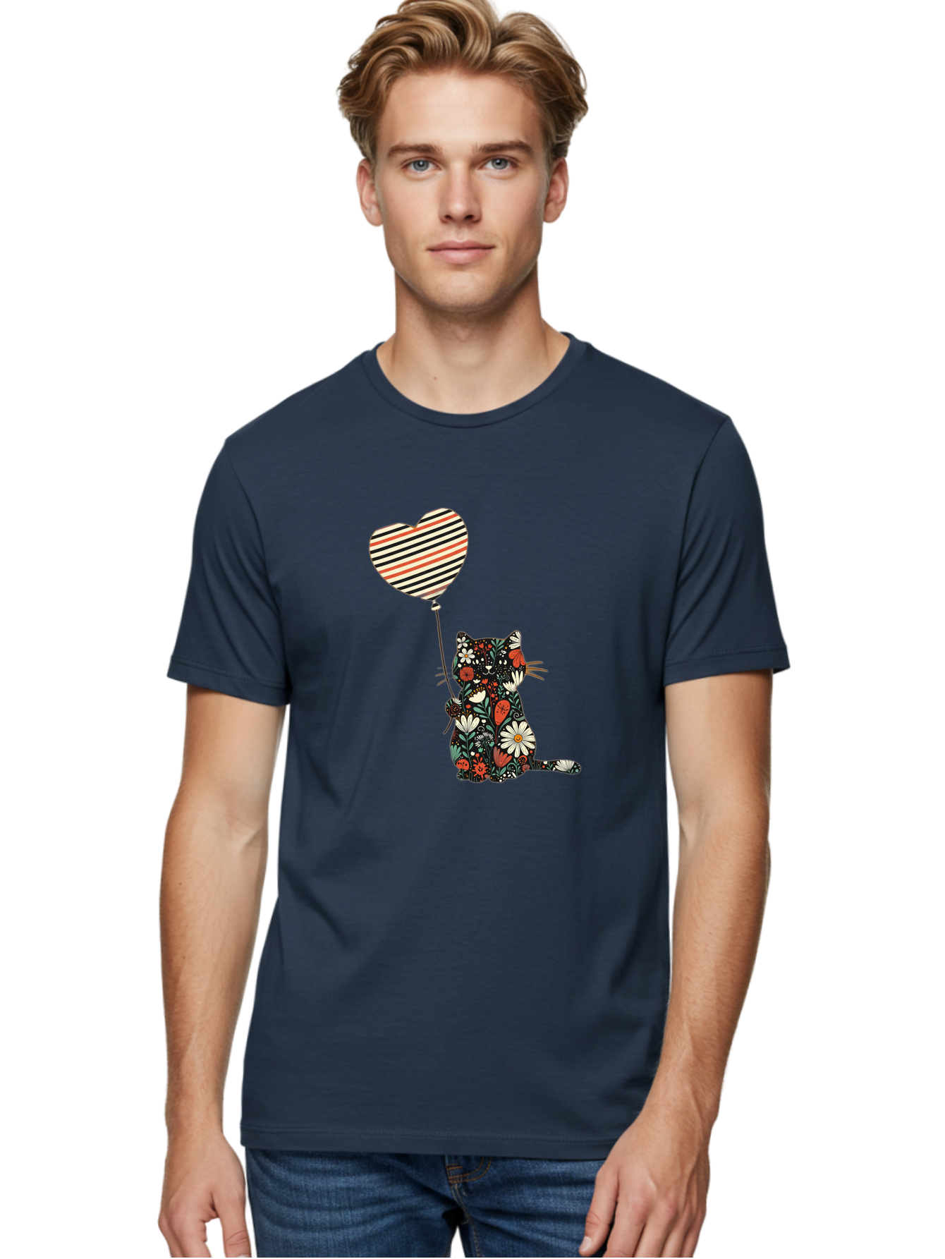 Floral-Cat-Heart-Balloon Men'S Graphic Tee, 100% Cotton, Comfortable Casual Summer Wear, Machine Washable, Vintage Camera, Old Camera, Antique Camera, Black Camera, Classic Photography, Photography Equipment, Nostalgic Device, Film Camera, Bah997 29