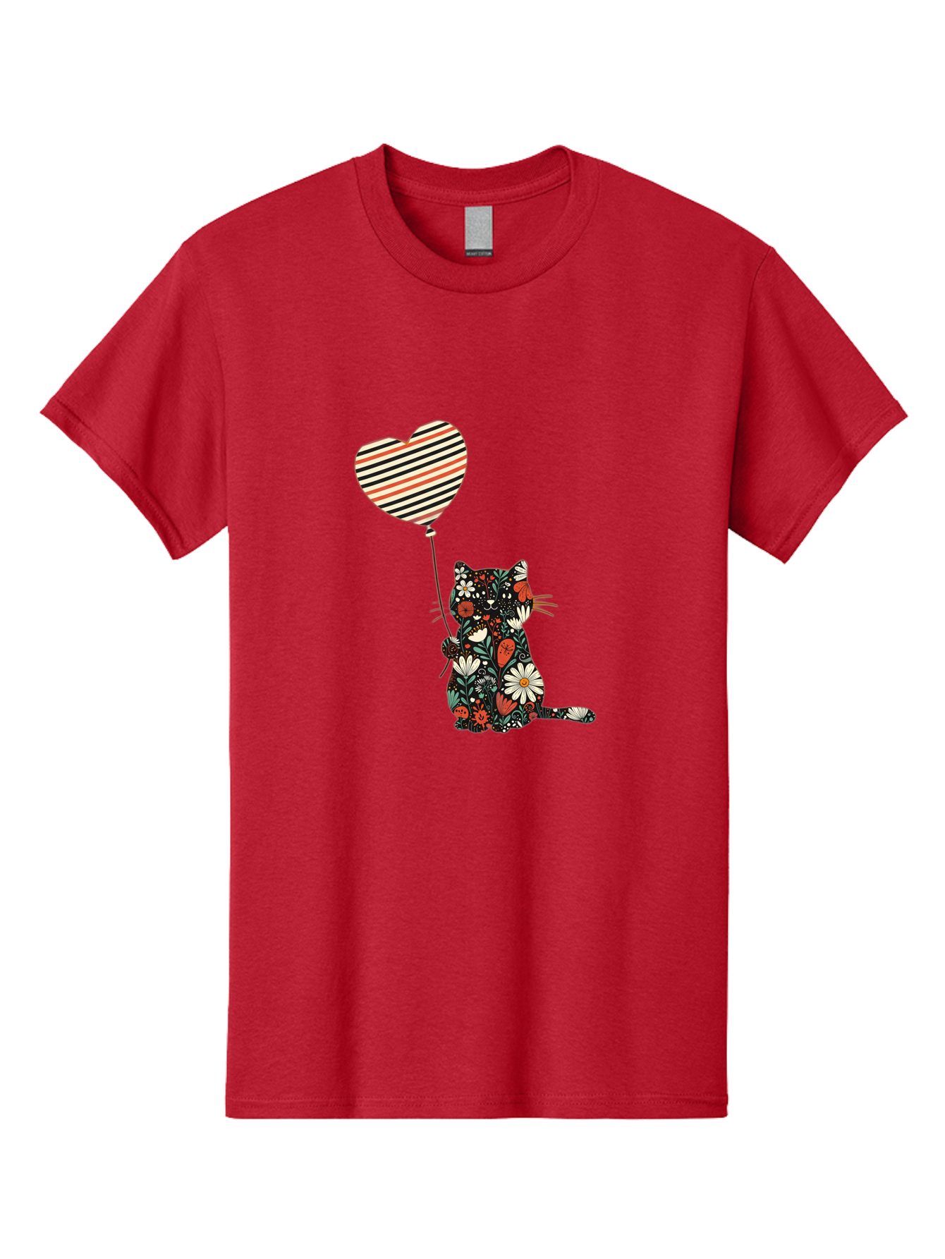 Floral-Cat-Heart-Balloon Men'S Graphic Tee, 100% Cotton, Comfortable Casual Summer Wear, Machine Washable, Vintage Camera, Old Camera, Antique Camera, Black Camera, Classic Photography, Photography Equipment, Nostalgic Device, Film Camera, Bah997 10