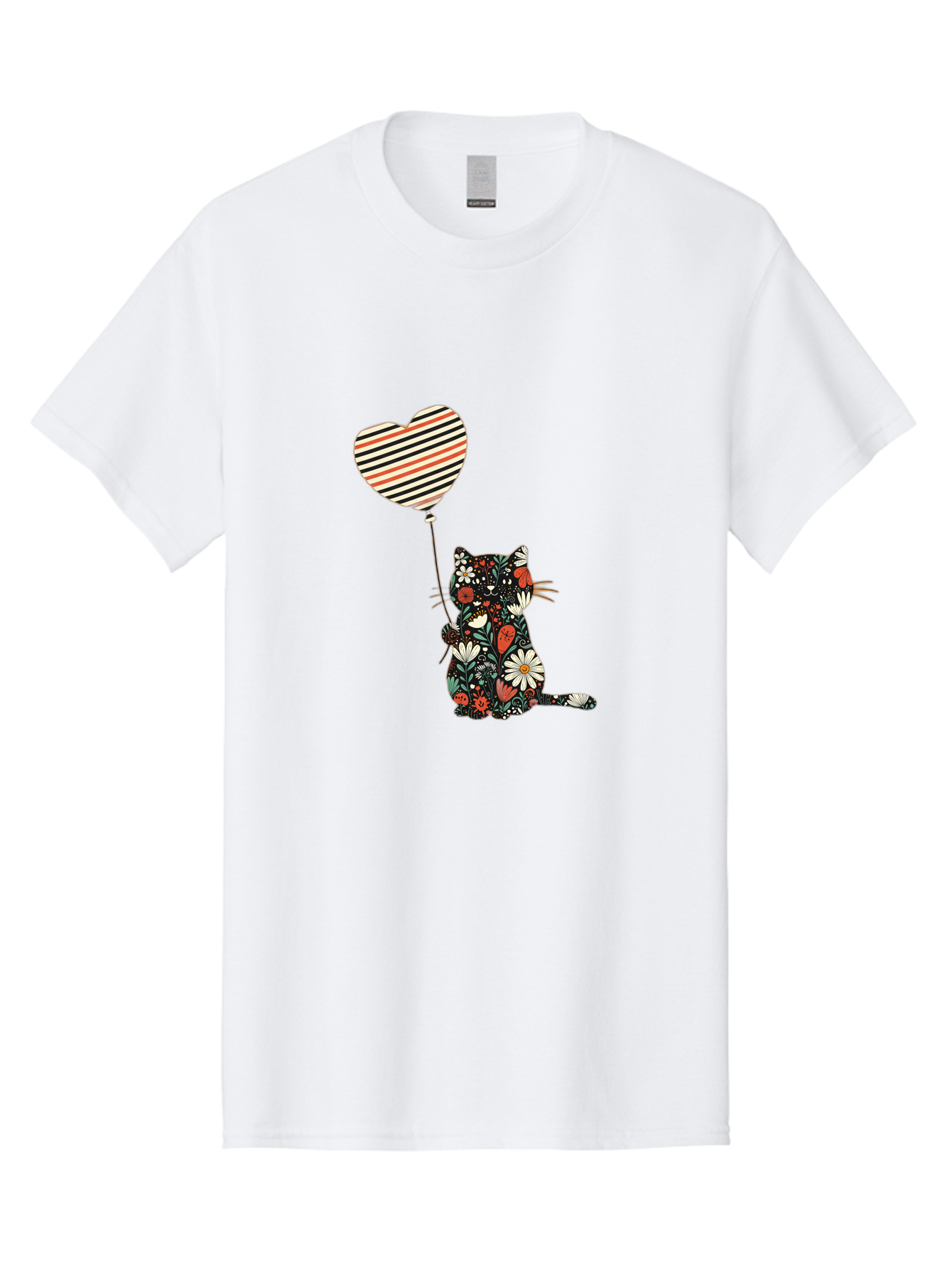 Floral-Cat-Heart-Balloon Men'S Graphic Tee, 100% Cotton, Comfortable Casual Summer Wear, Machine Washable, Vintage Camera, Old Camera, Antique Camera, Black Camera, Classic Photography, Photography Equipment, Nostalgic Device, Film Camera, Bah997 3