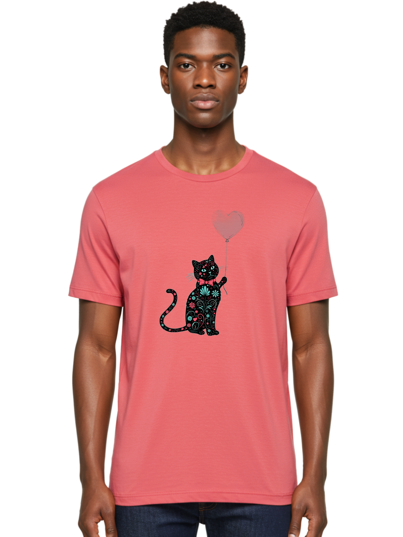 Floral-Cat Men'S Graphic Tee, 100% Cotton, Comfortable Casual Summer Wear, Machine Washable, Vintage Camera, Old Camera, Antique Camera, Black Camera, Classic Photography, Photography Equipment, Nostalgic Device, Film Camera, Camera Art Bah999 22