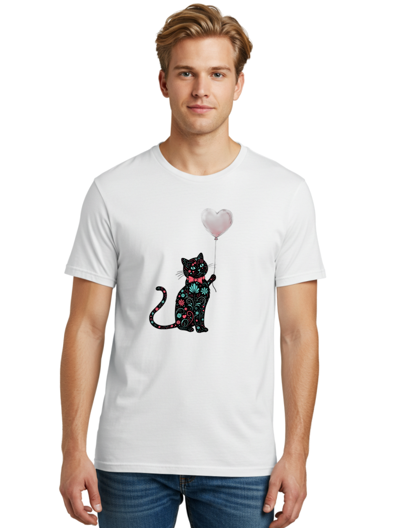 Floral-Cat Men'S Graphic Tee, 100% Cotton, Comfortable Casual Summer Wear, Machine Washable, Vintage Camera, Old Camera, Antique Camera, Black Camera, Classic Photography, Photography Equipment, Nostalgic Device, Film Camera, Camera Art Bah999 27