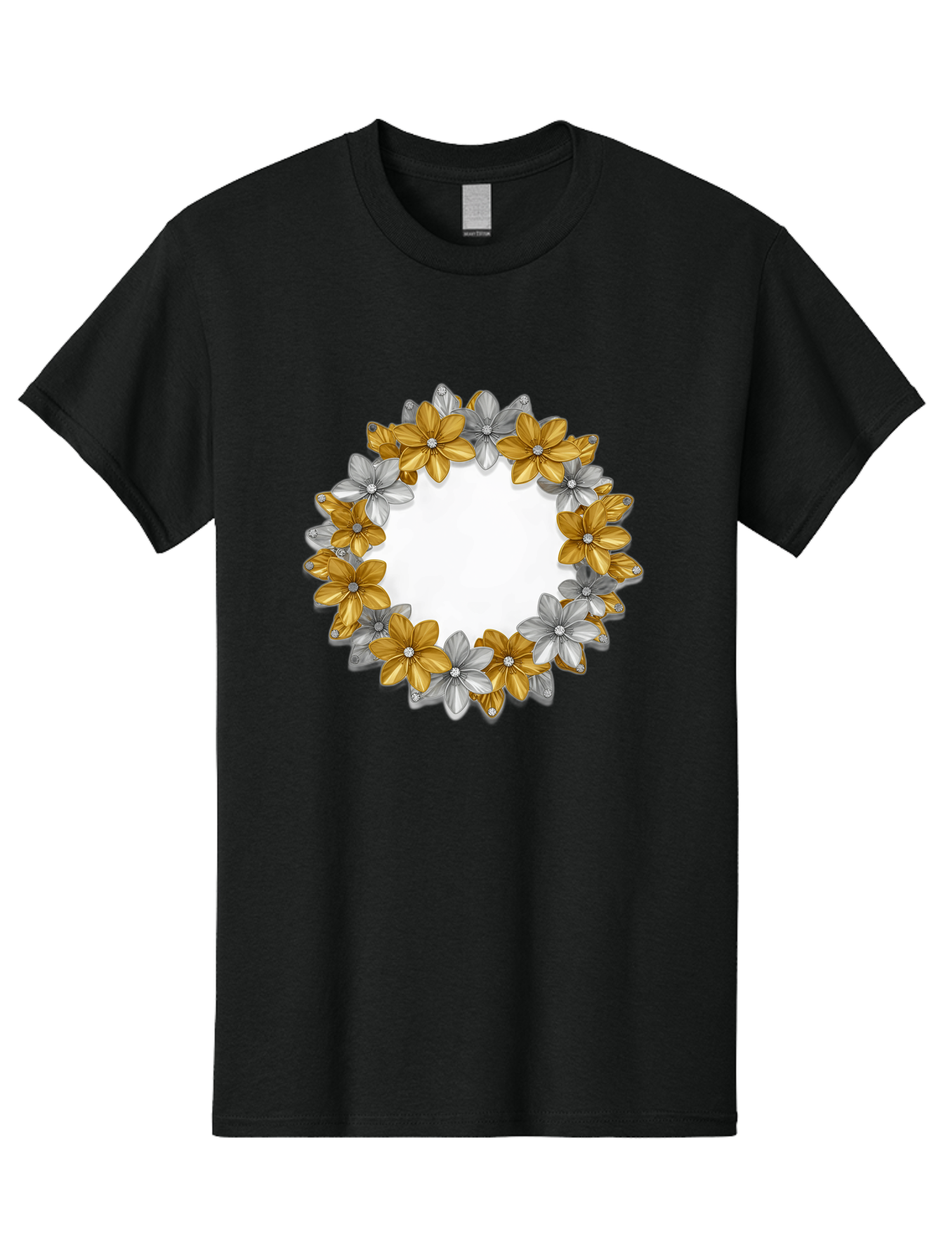 Gold-Silver-Flowers Men'S Graphic Tee, 100% Cotton, Comfortable Casual Summer Wear, Machine Washable, Vintage Camera, Old Camera, Antique Camera, Black Camera, Classic Photography, Photography Equipment, Nostalgic Device, Film Camera, Bai057 8
