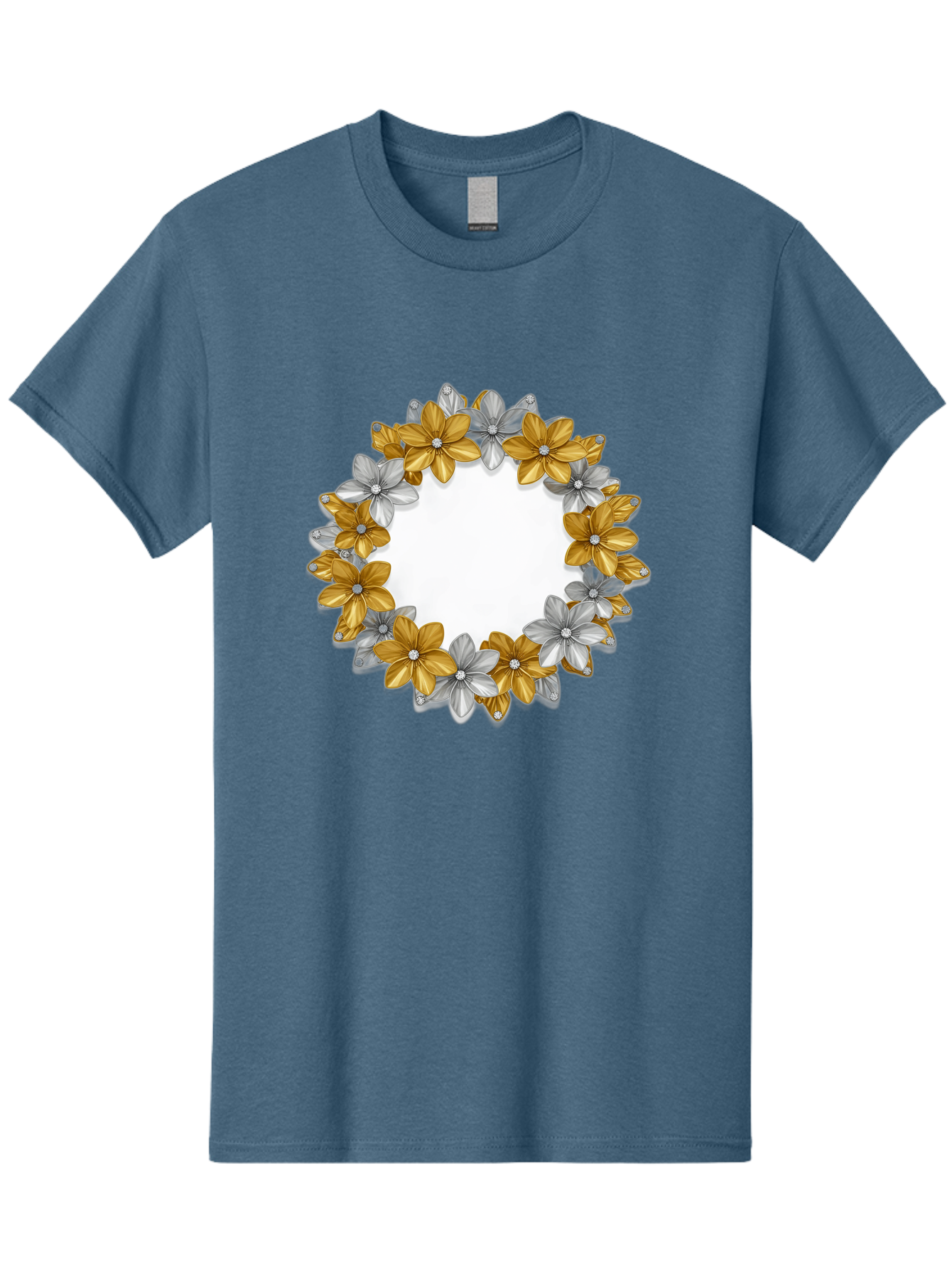 Gold-Silver-Flowers Men'S Graphic Tee, 100% Cotton, Comfortable Casual Summer Wear, Machine Washable, Vintage Camera, Old Camera, Antique Camera, Black Camera, Classic Photography, Photography Equipment, Nostalgic Device, Film Camera, Bai057 1