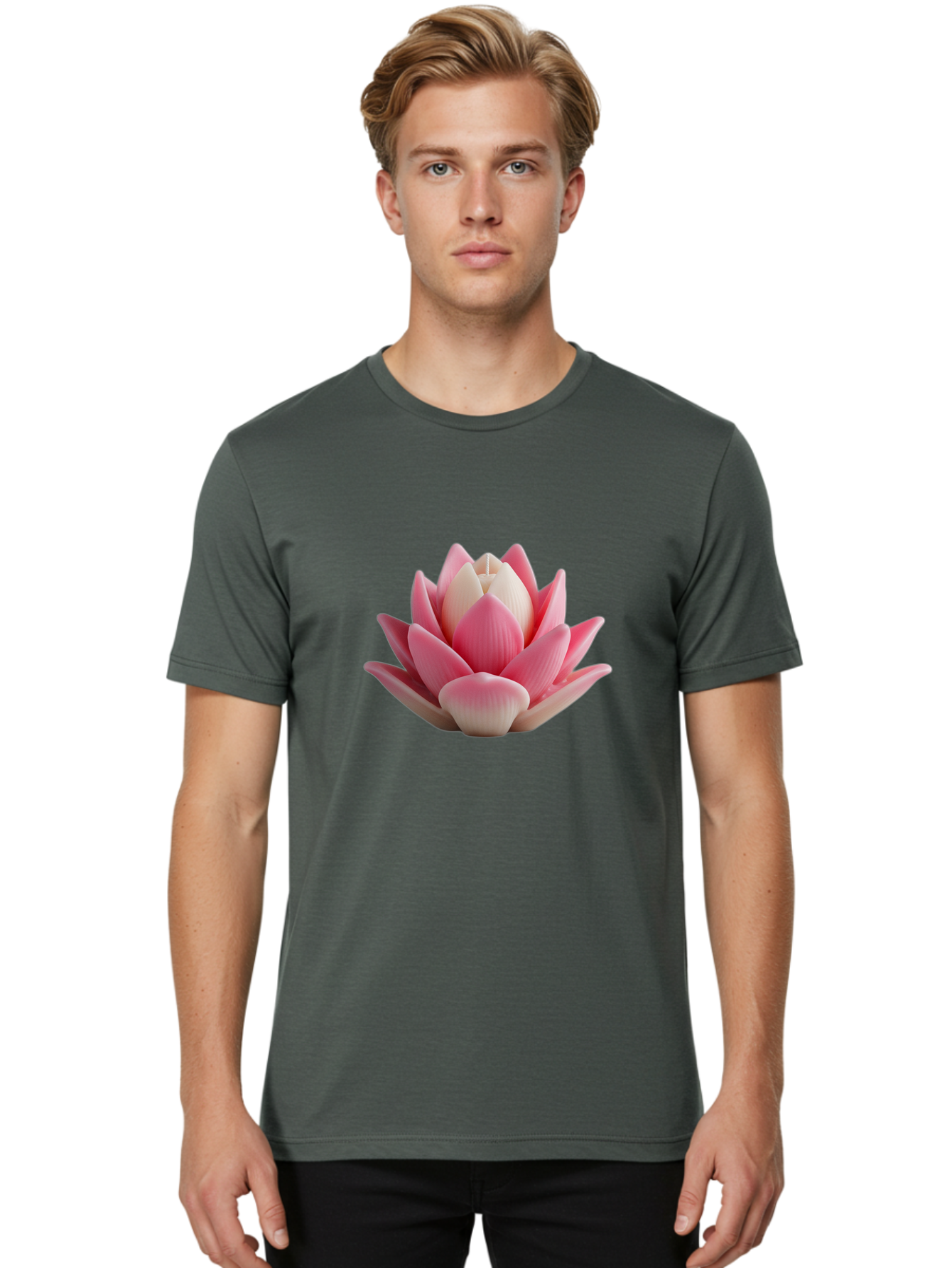 Lotus-Flower Men'S Graphic Tee, 100% Cotton, Comfortable Casual Summer Wear, Machine Washable, Vintage Camera, Old Camera, Antique Camera, Black Camera, Classic Photography, Photography Equipment, Nostalgic Device, Film Camera, Camera Art Bai103 24