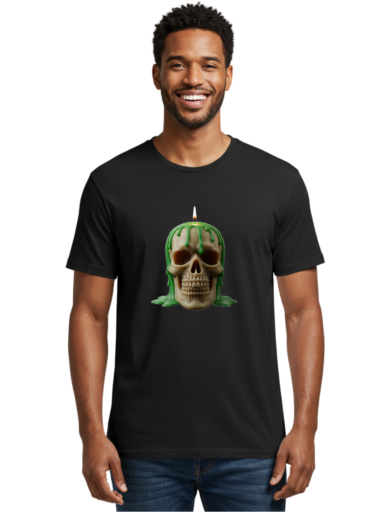 Melting-Skull-Candle Men'S Graphic Tee, 100% Cotton, Comfortable Casual Summer Wear, Machine Washable, Vintage Camera, Old Camera, Antique Camera, Black Camera, Classic Photography, Photography Equipment, Nostalgic Device, Film Camera, Bai129 21